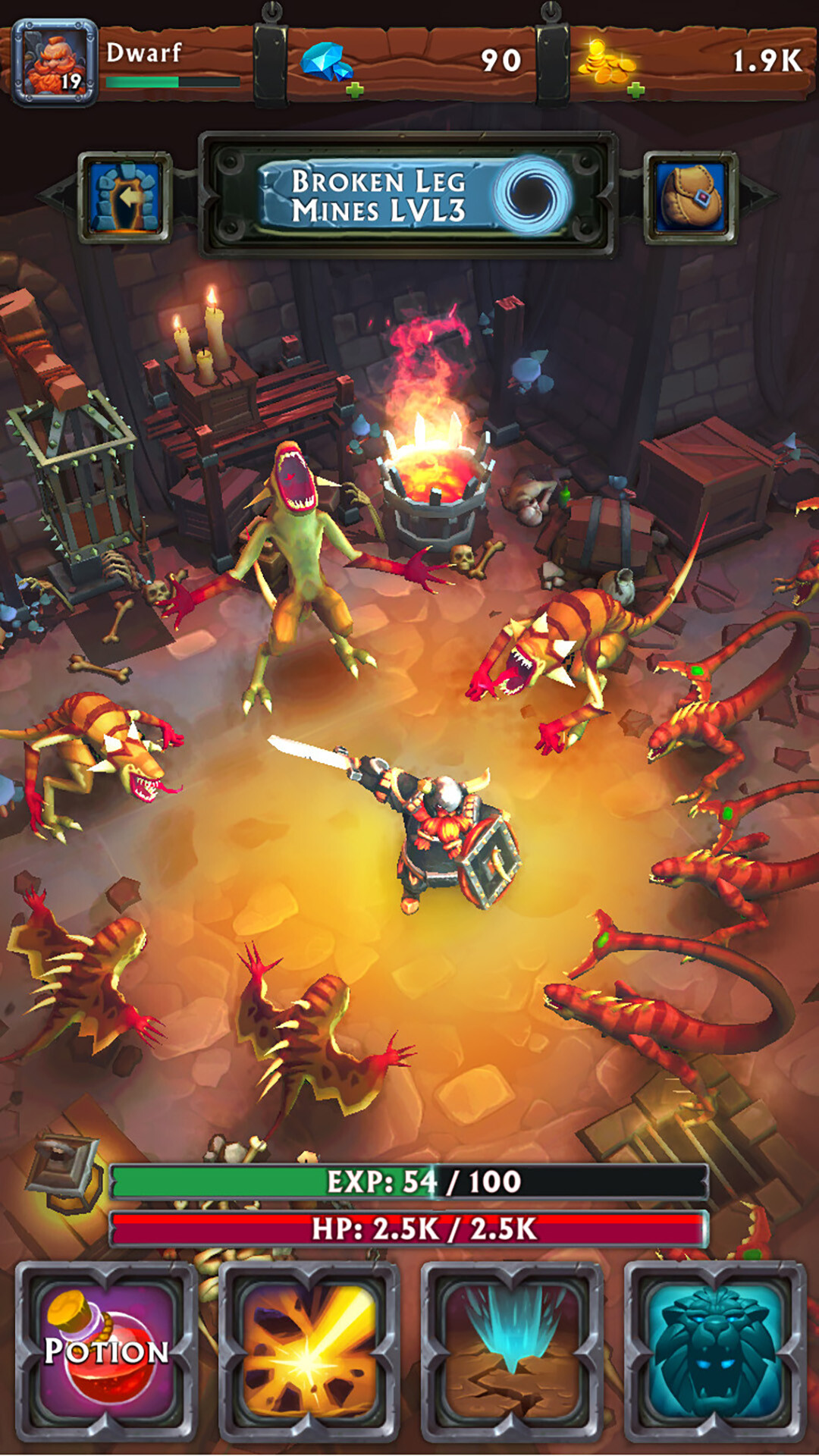 Solar Games Never Ending Dungeon Rpg Game Promo Art