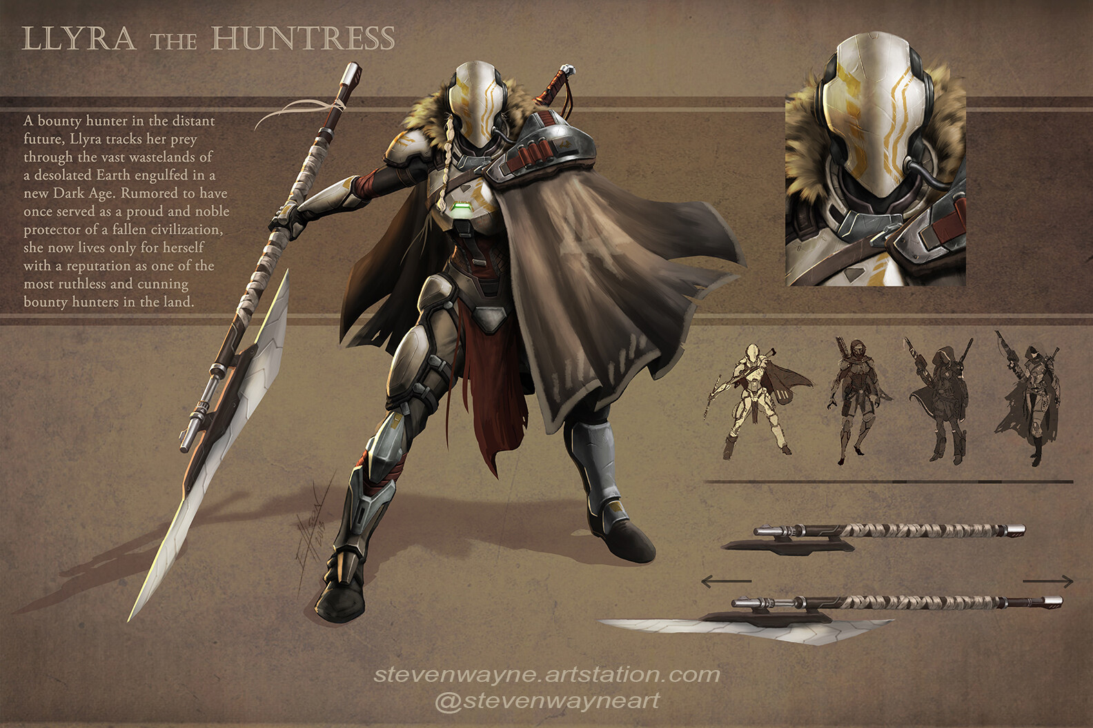 Steven Wayne Art - Bounty Hunter Concept.