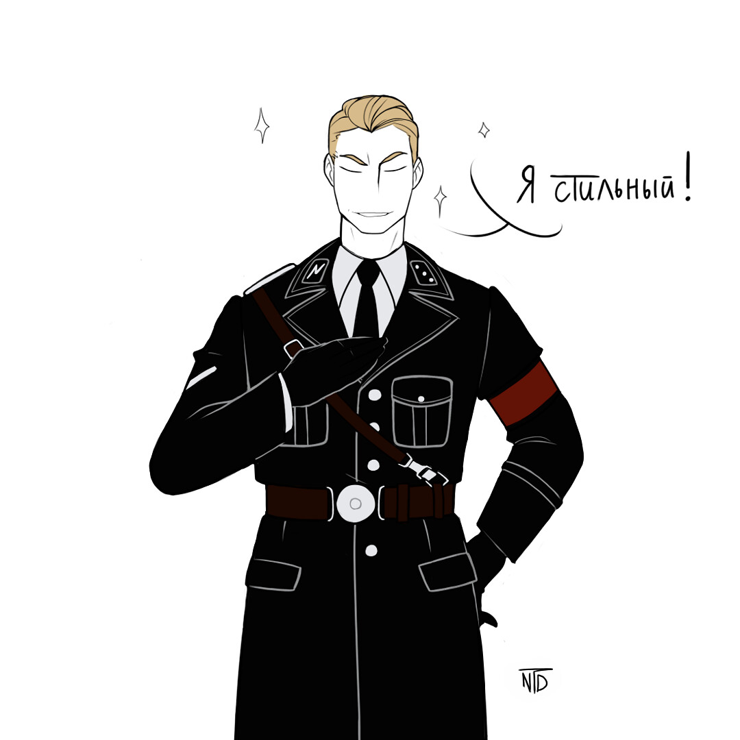 Ntd Art Countryhumans Humanization Of Ussr And Third Reich