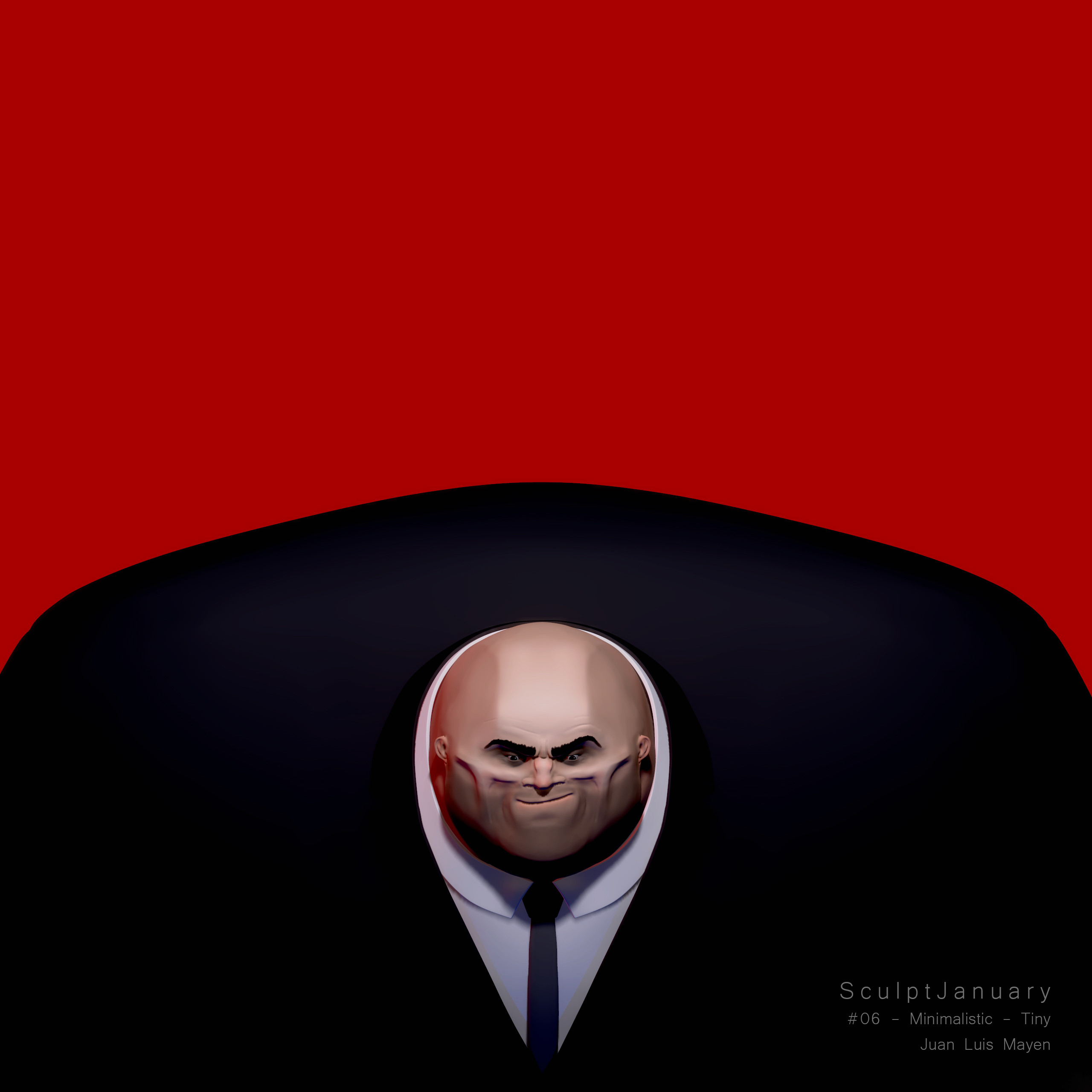 06 - Minimalistic - Tiny
(Fanart of Kingpin from Spiderman: Into the Spiderverse)