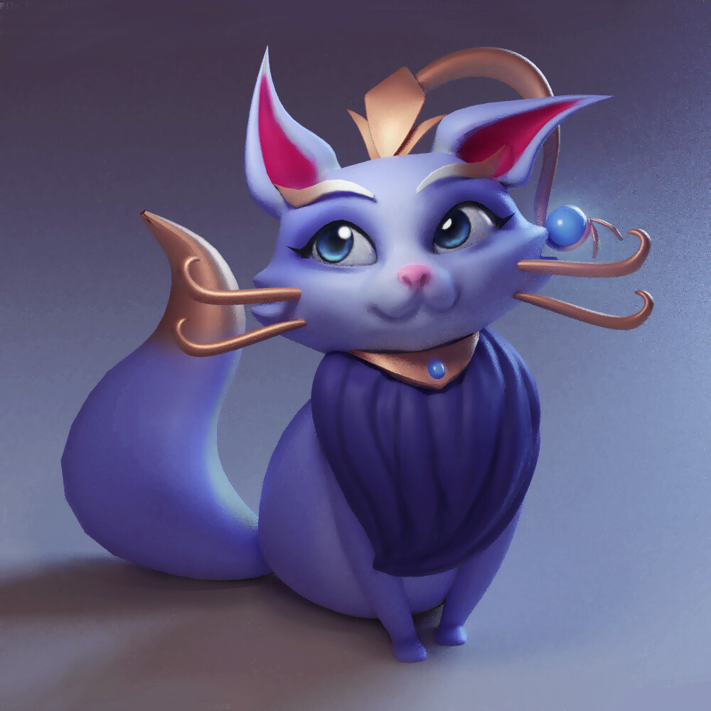 ArtStation Yuumi Official Fanart League Of Legends