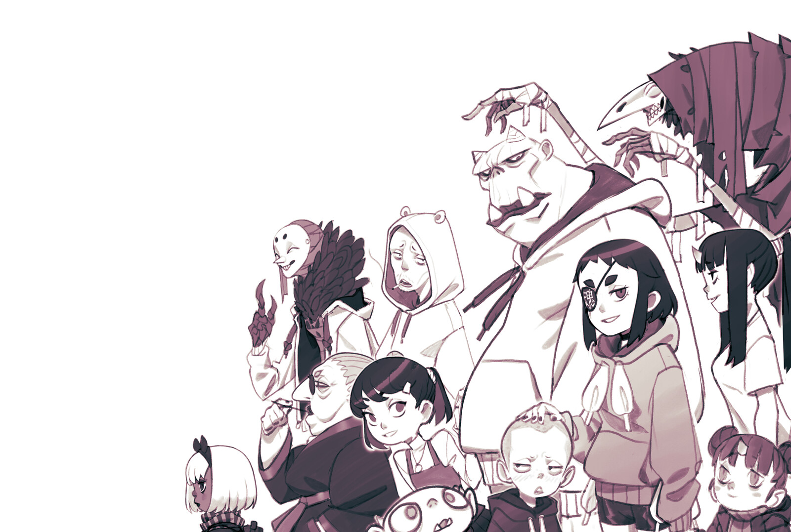 Rose and her "family"