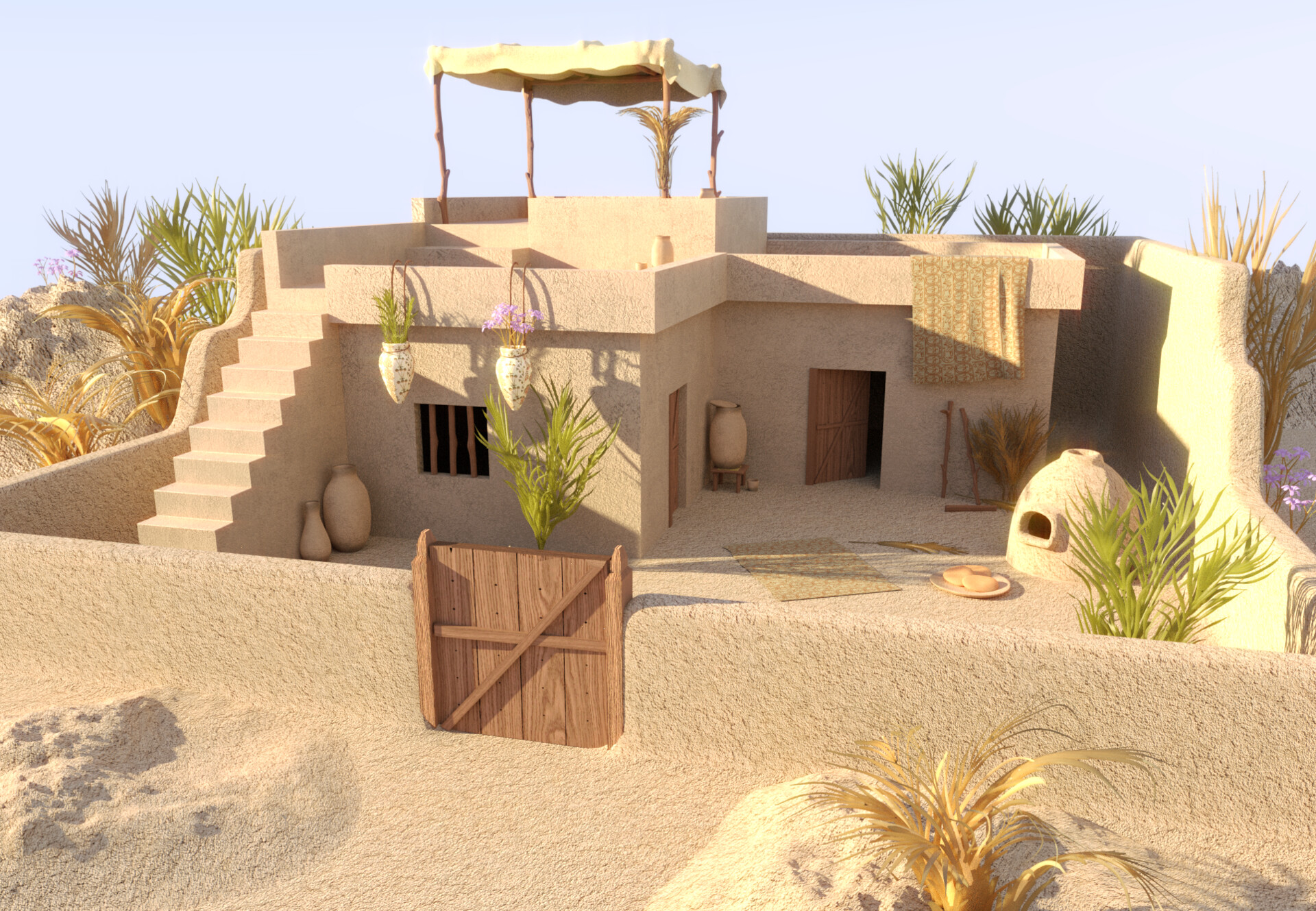 humphrey-herschel-ancient-egyptian-house