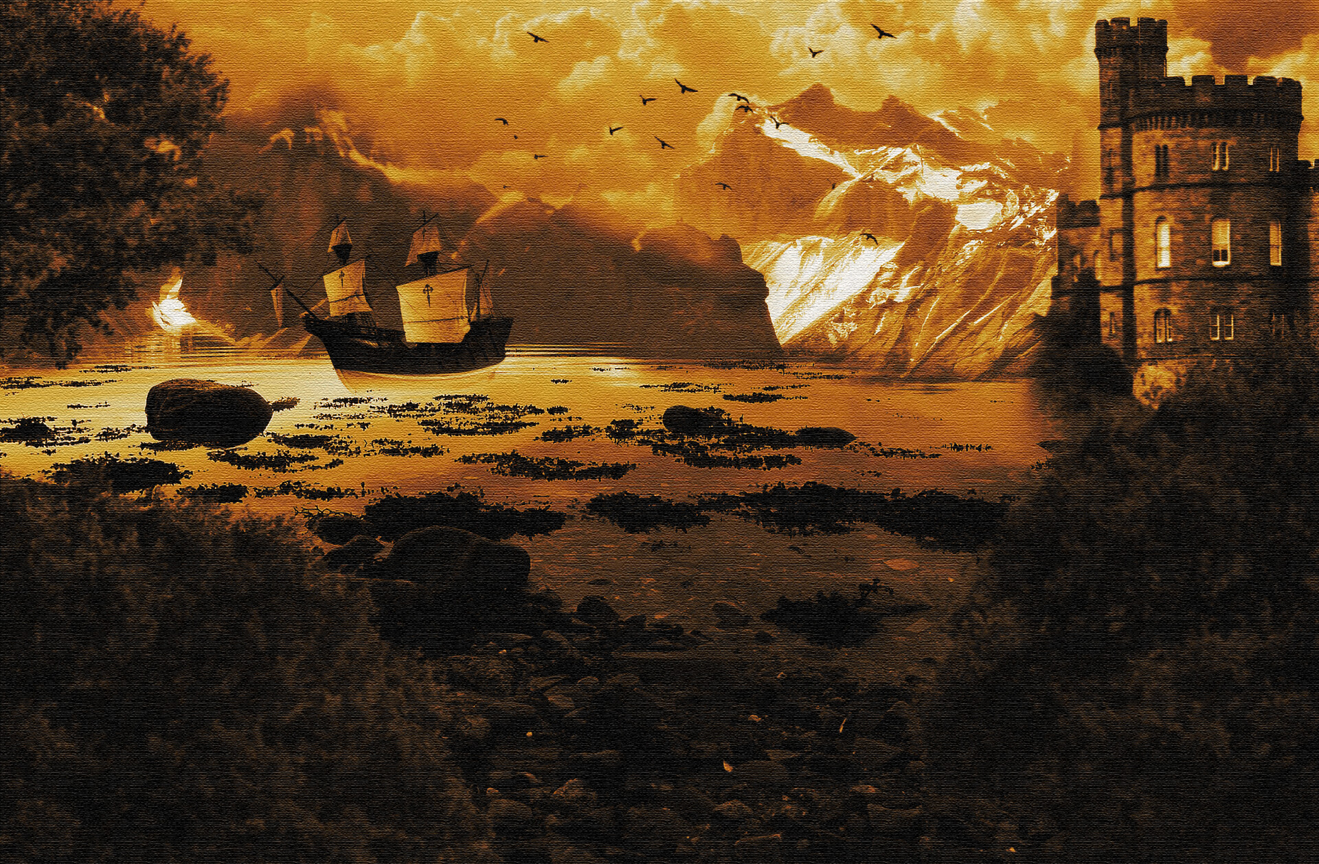 ArtStation matte painting