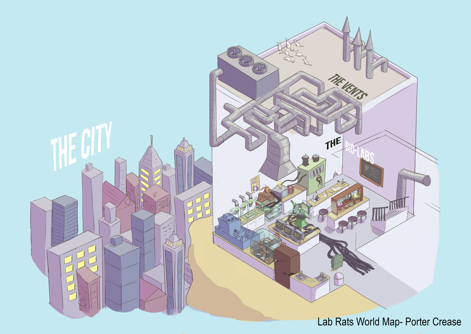 Porter CrCa - Lab Rats Game Concept