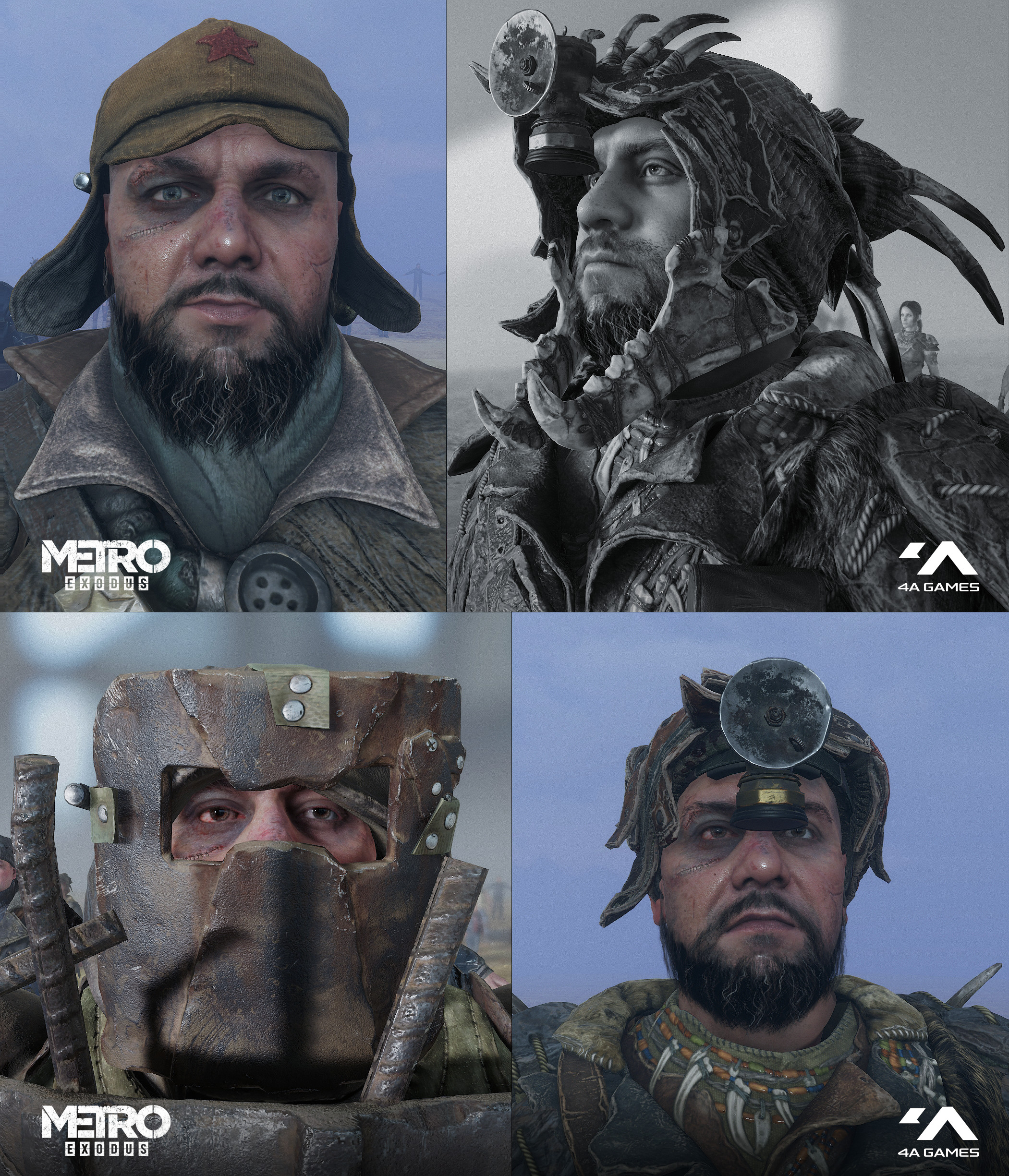 This face texture set or mesh, or whole head you can see in the game on different characters