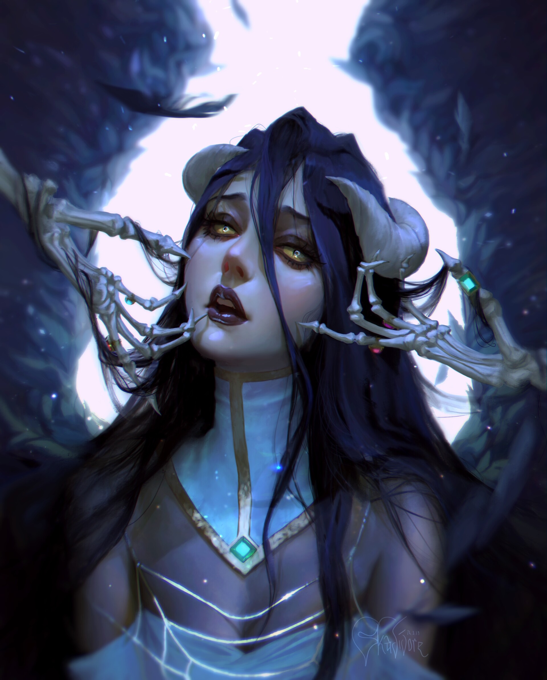 Artstation Albedo Overlord Pauline Voss