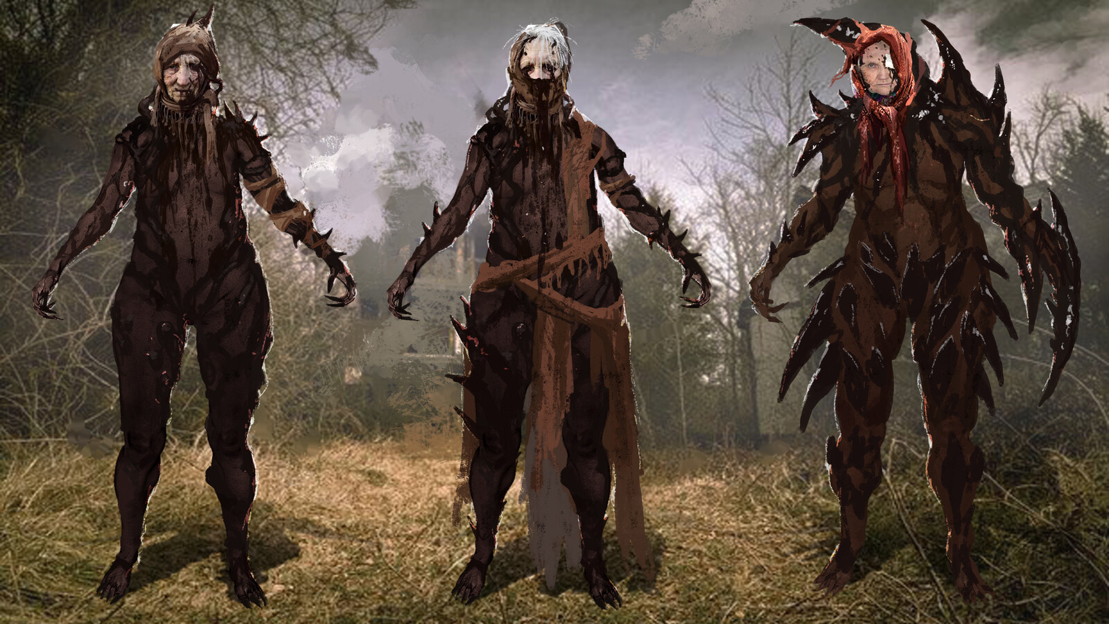 "SARKA" Work in progress game project-Unreal 4| Enemies Concepts
