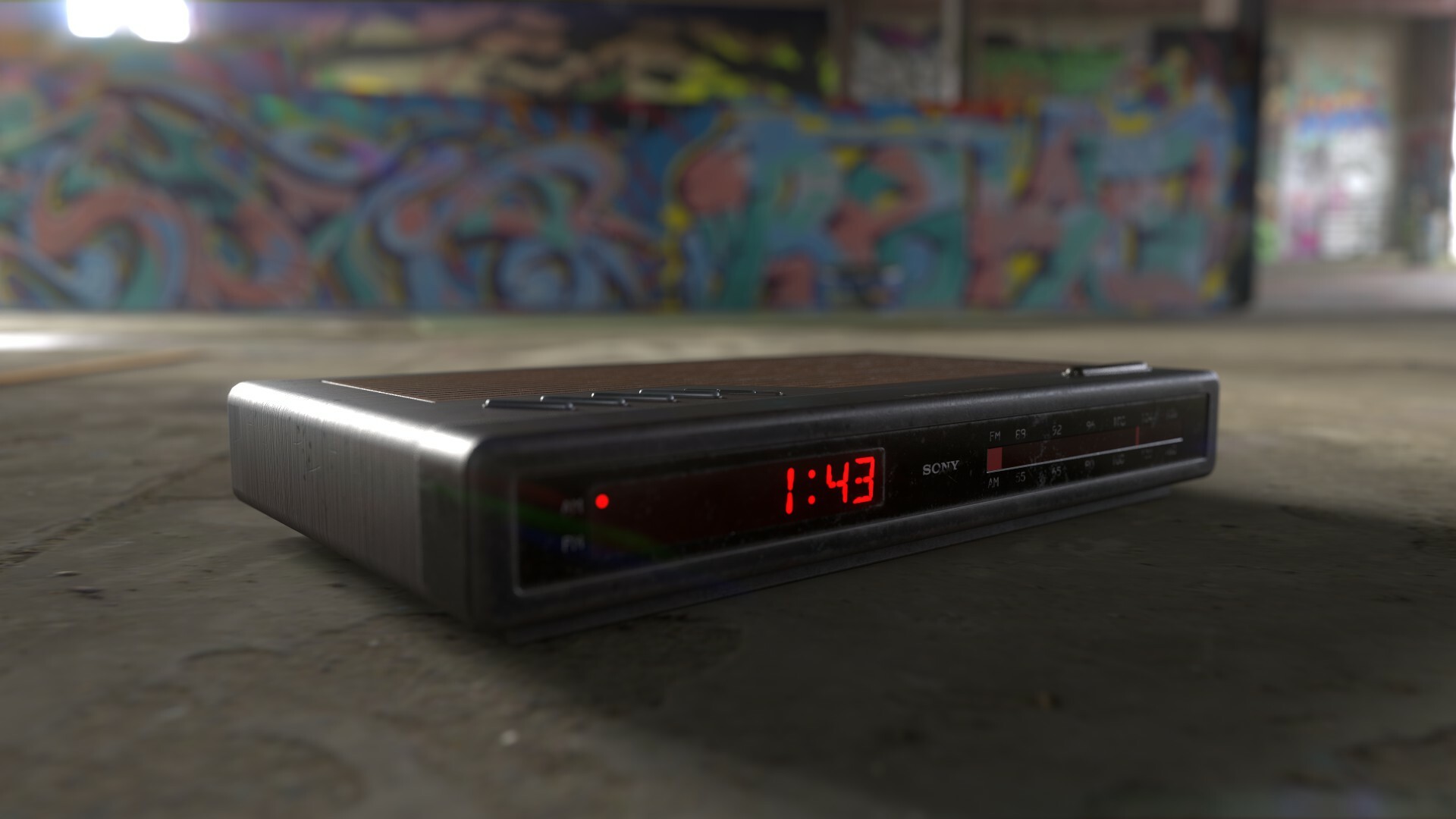 ArtStation Vintage Digital Alarm Clock