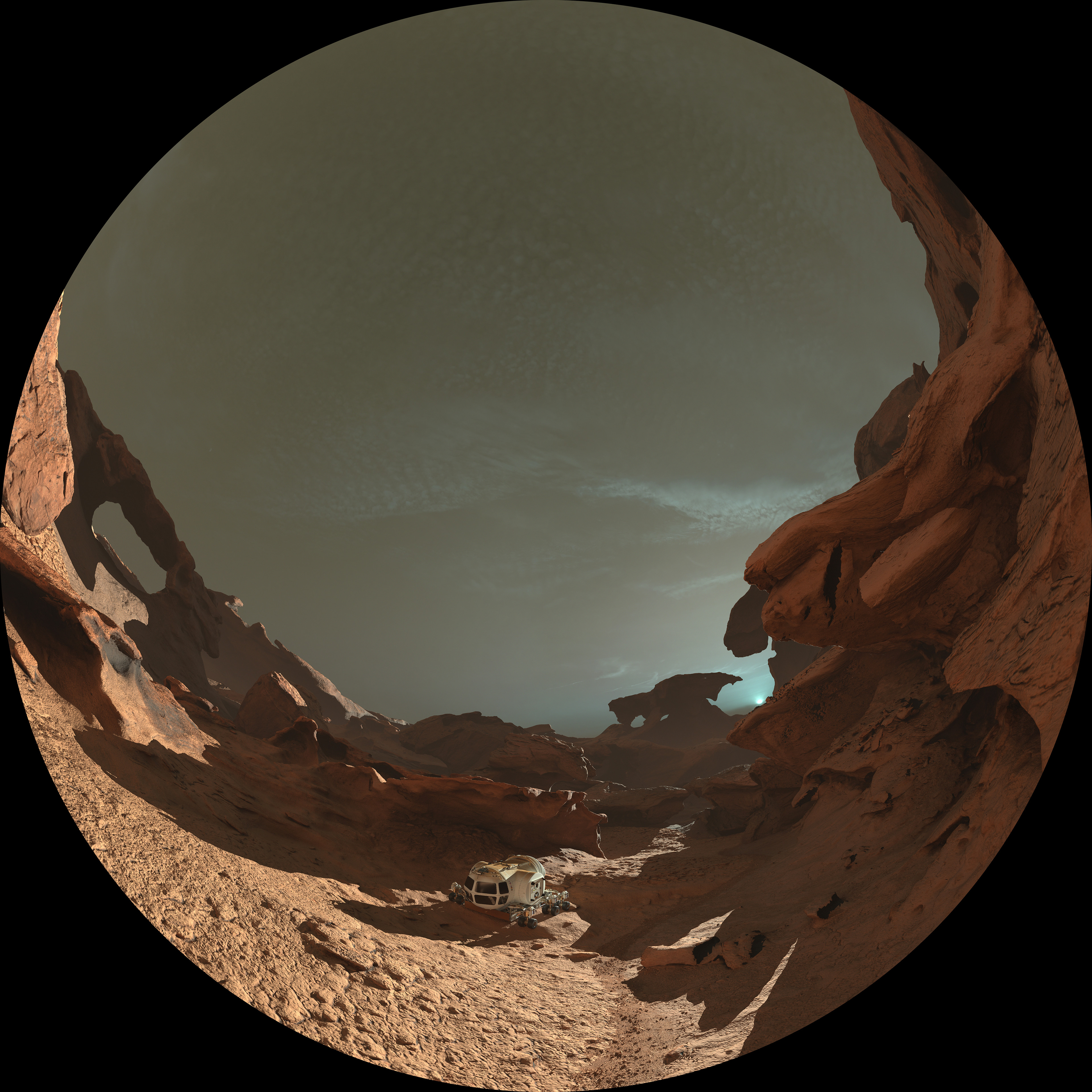 Laura Jolly Rover Mars Canyon