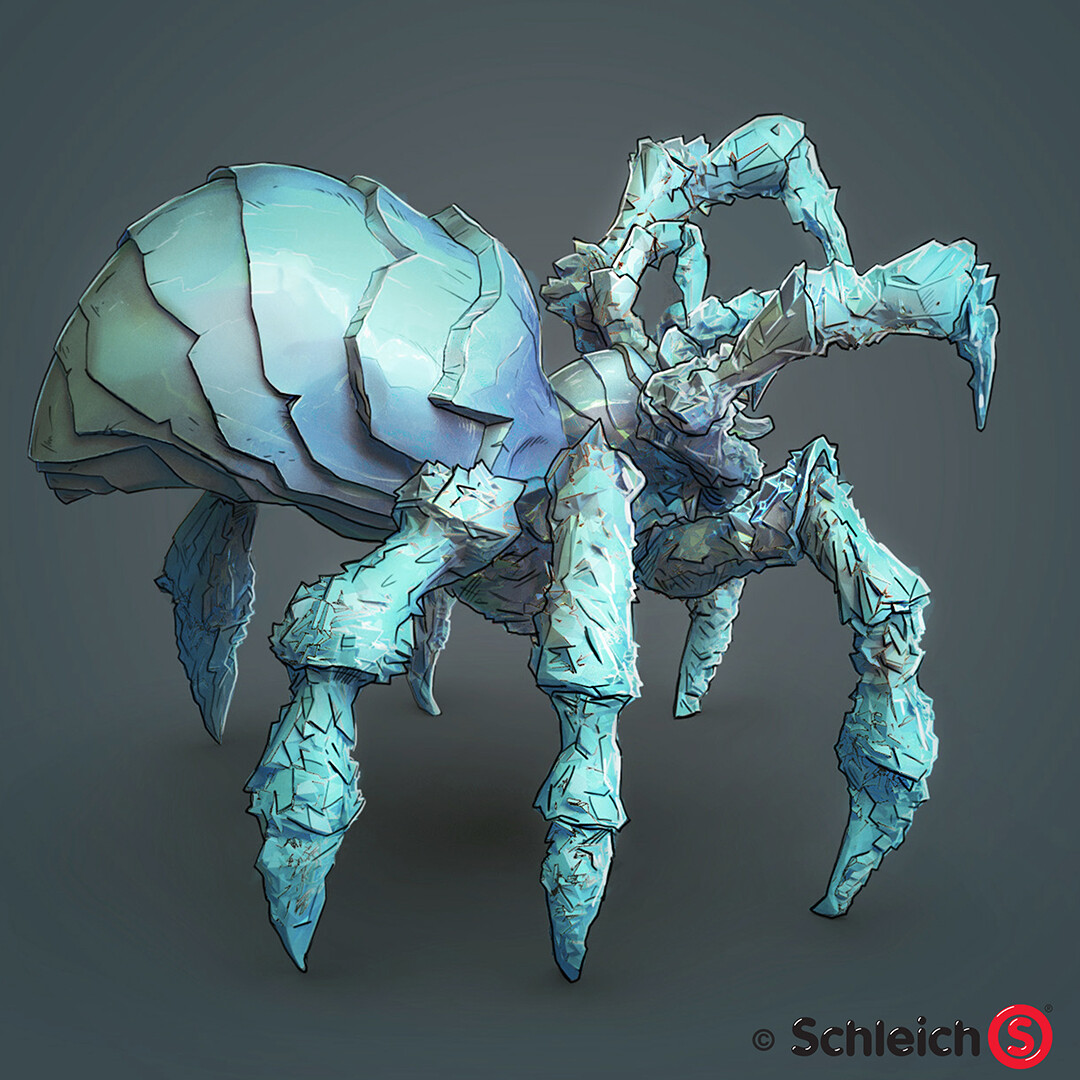 Schleich Eldrador Ice Spider Figure 42494 NEW IN STOCK 