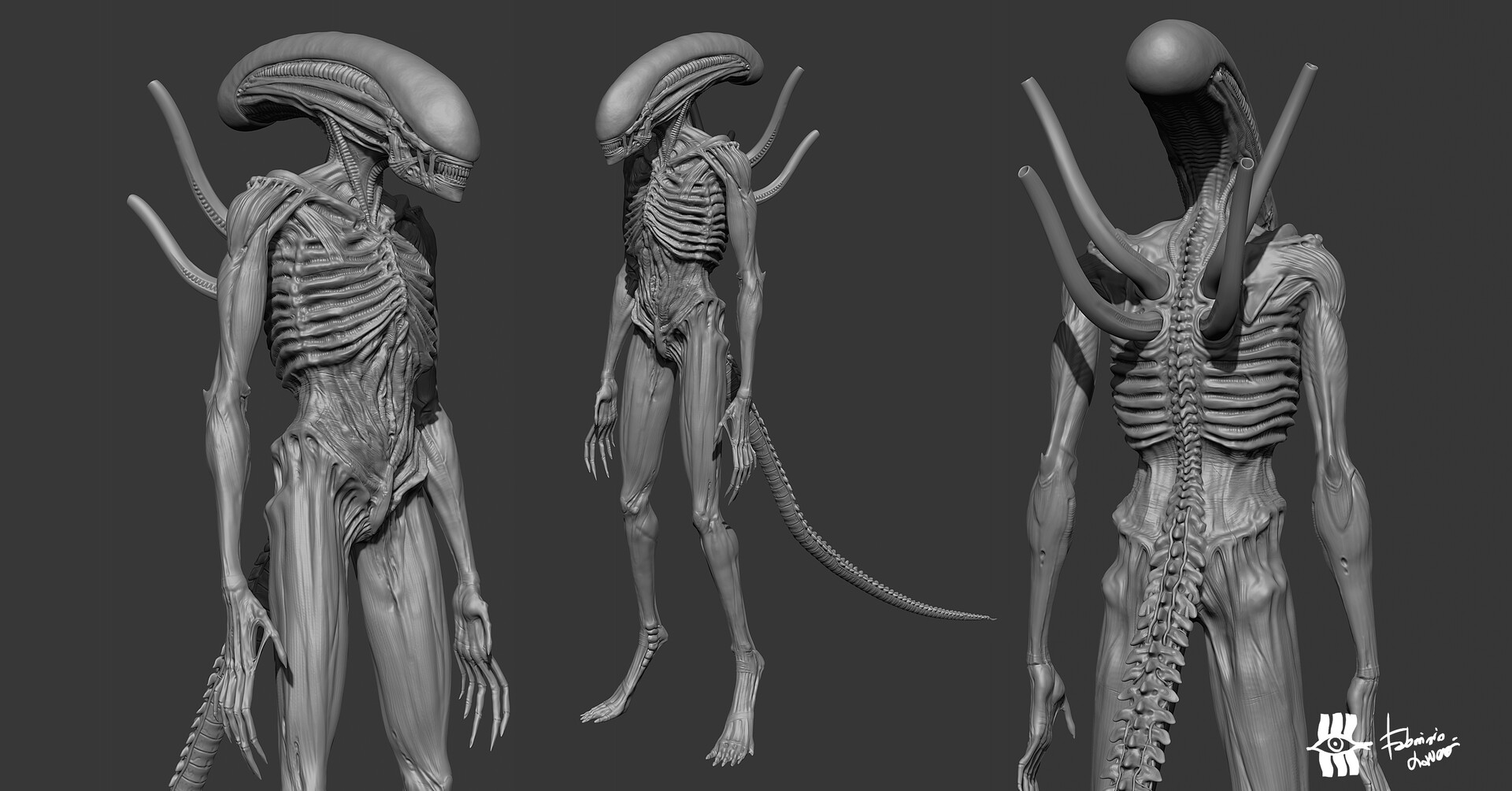 Artstation Alien Covenant Protomorph Fabrizio Lavezzi