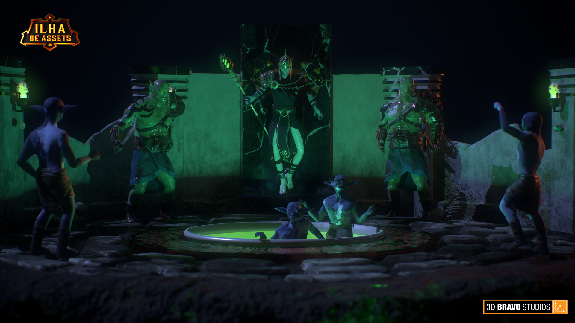3d Bravo Studios The Summoning Of Goblins - 
