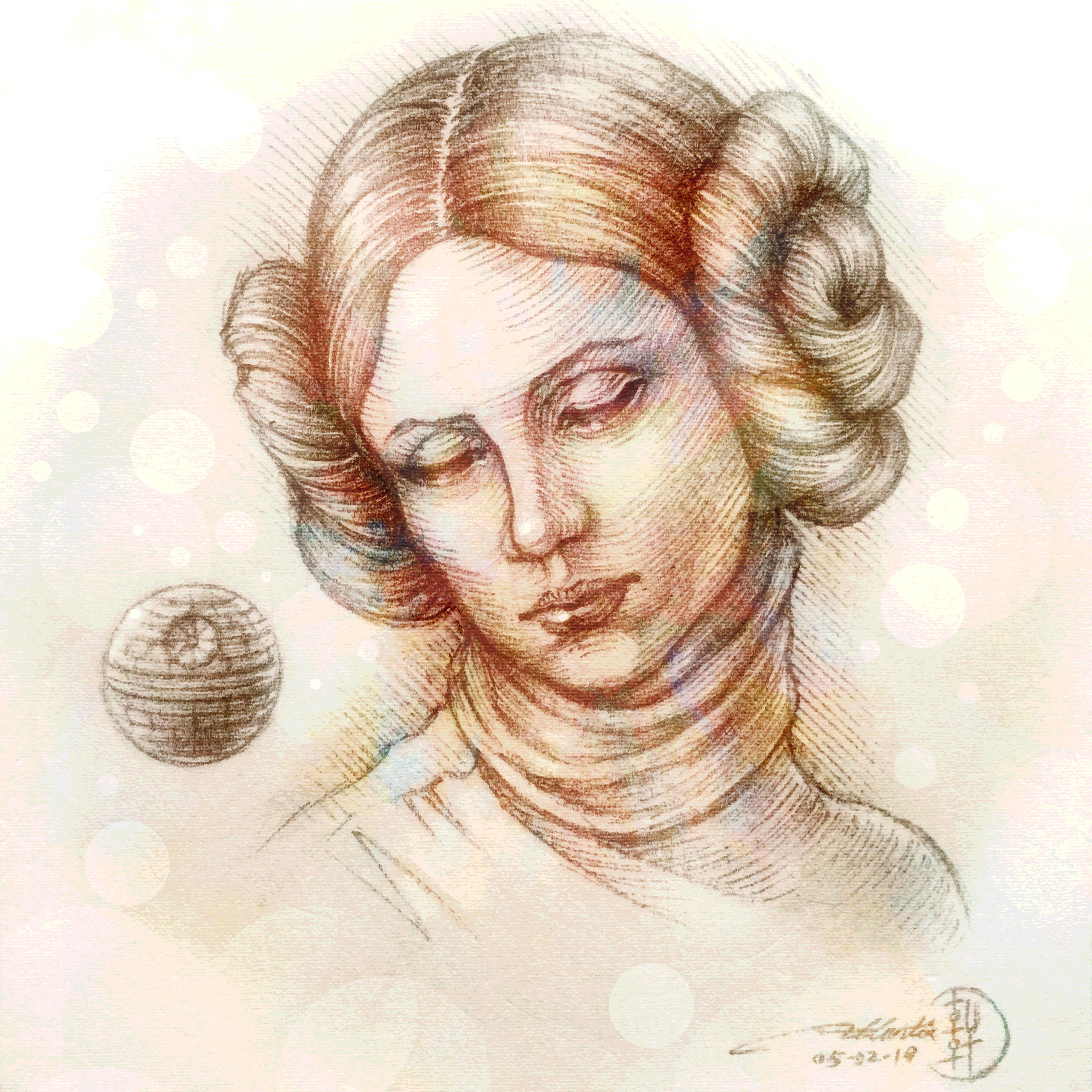 Study for the Head of Leia