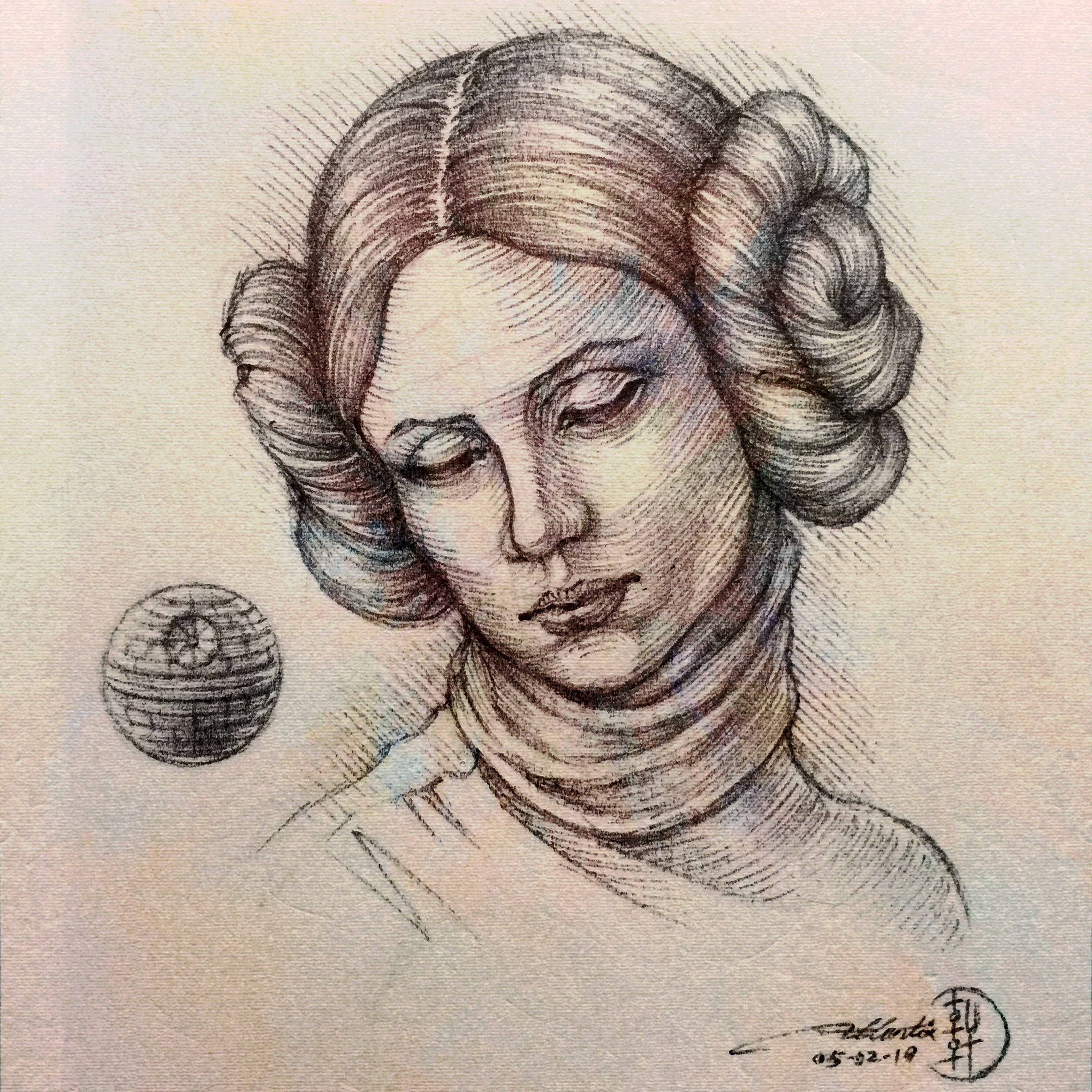 Study for the Head of Leia - Sketch