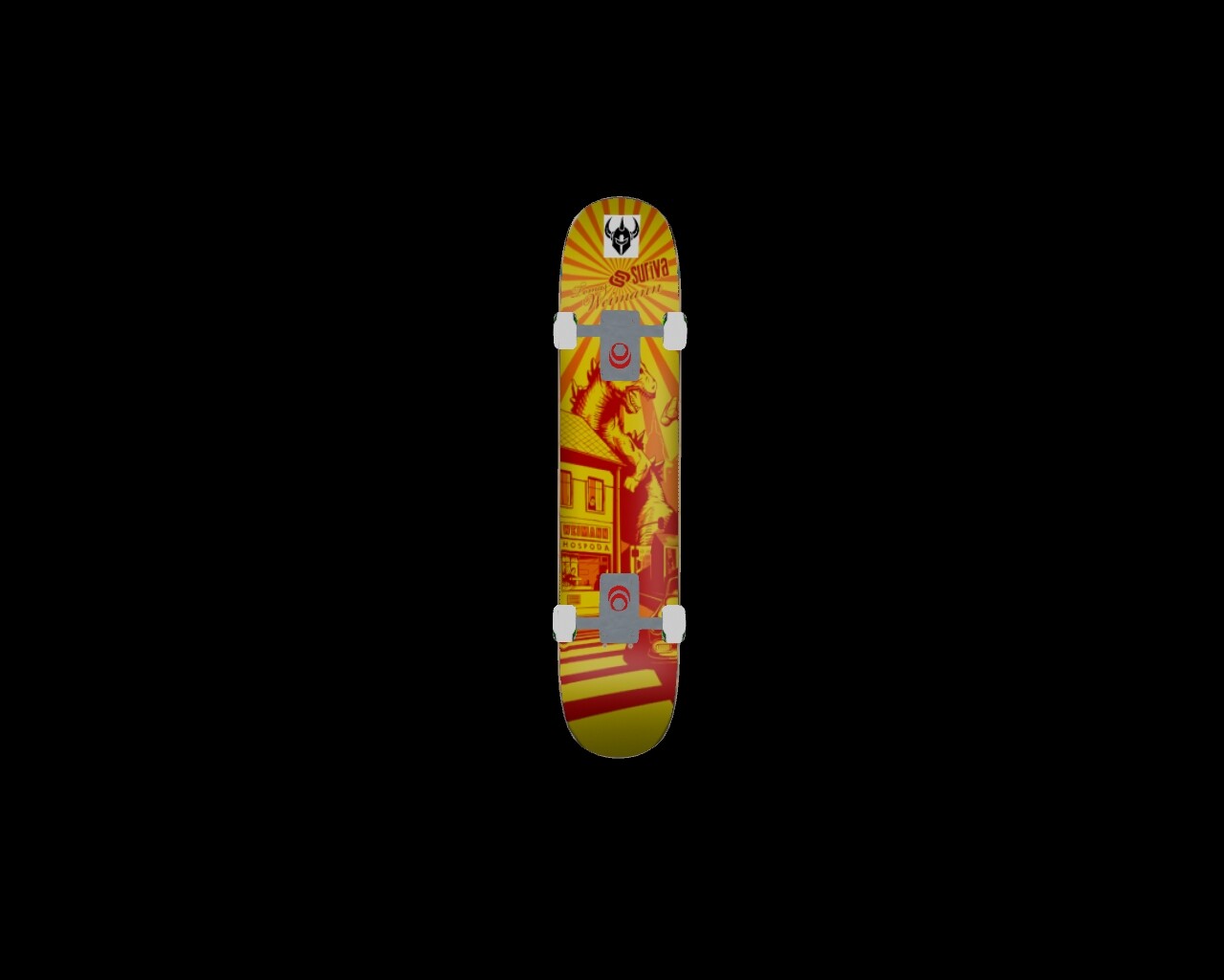 Artstation Skateboard With Textures Gabriel Rodriguez