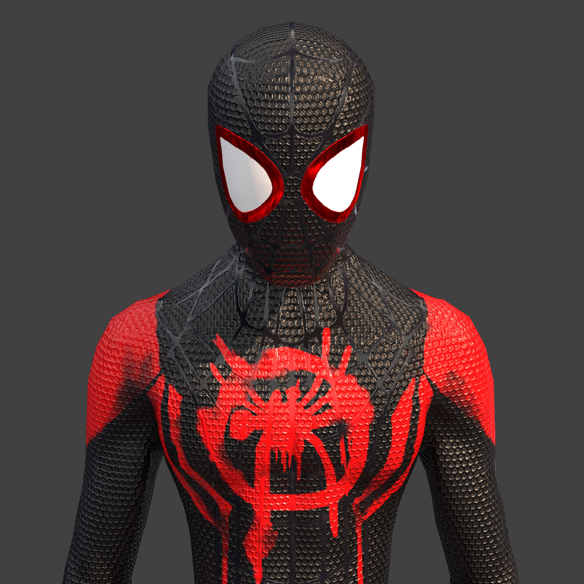 ArtStation - Mile Morales - Spiderman: Into the Spiderverse - Low poly ...