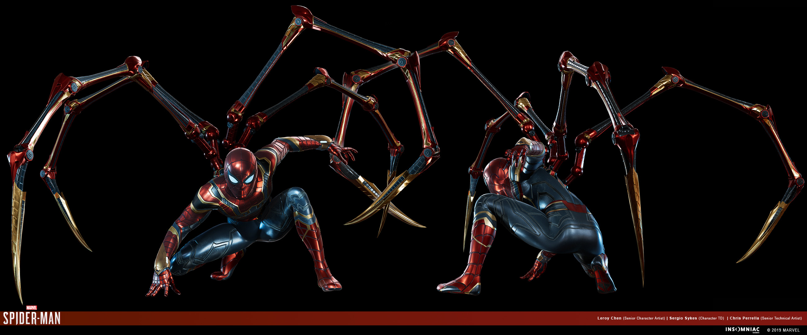 Artstation Marvel S Spider Man Iron Spider Suit Avengers Infinity War Leroy Chen View, comment, download and edit spiderman infinity war minecraft skins. marvel s spider man iron spider suit