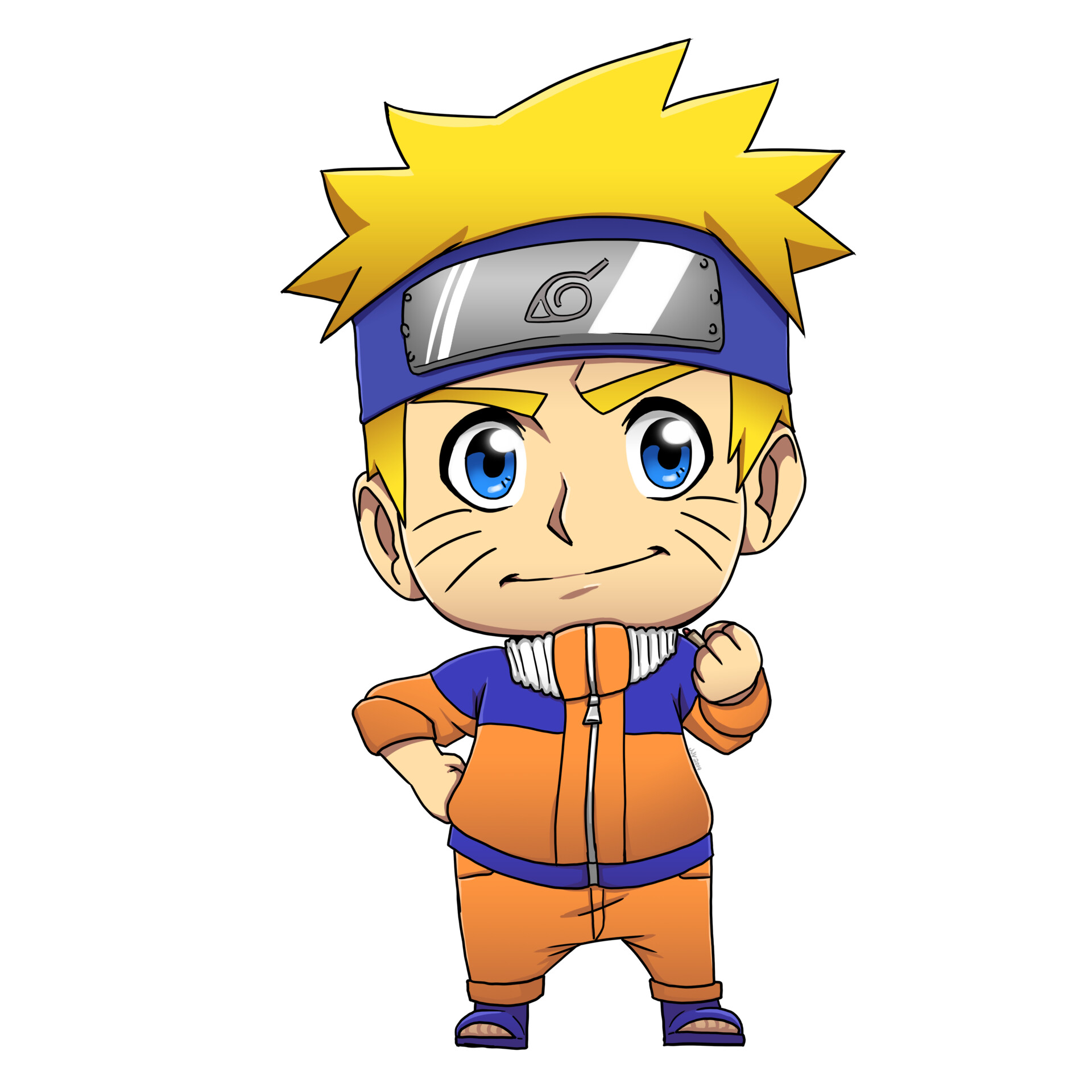 Artstation Chibi Naruto Dattebayo Jacob Vincent