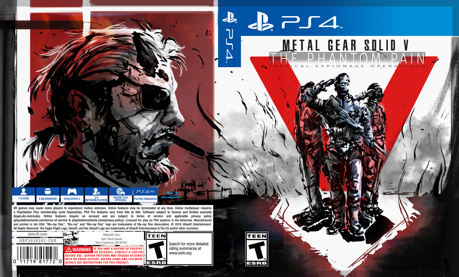 PS4 Metal Gear Solid V Mockup