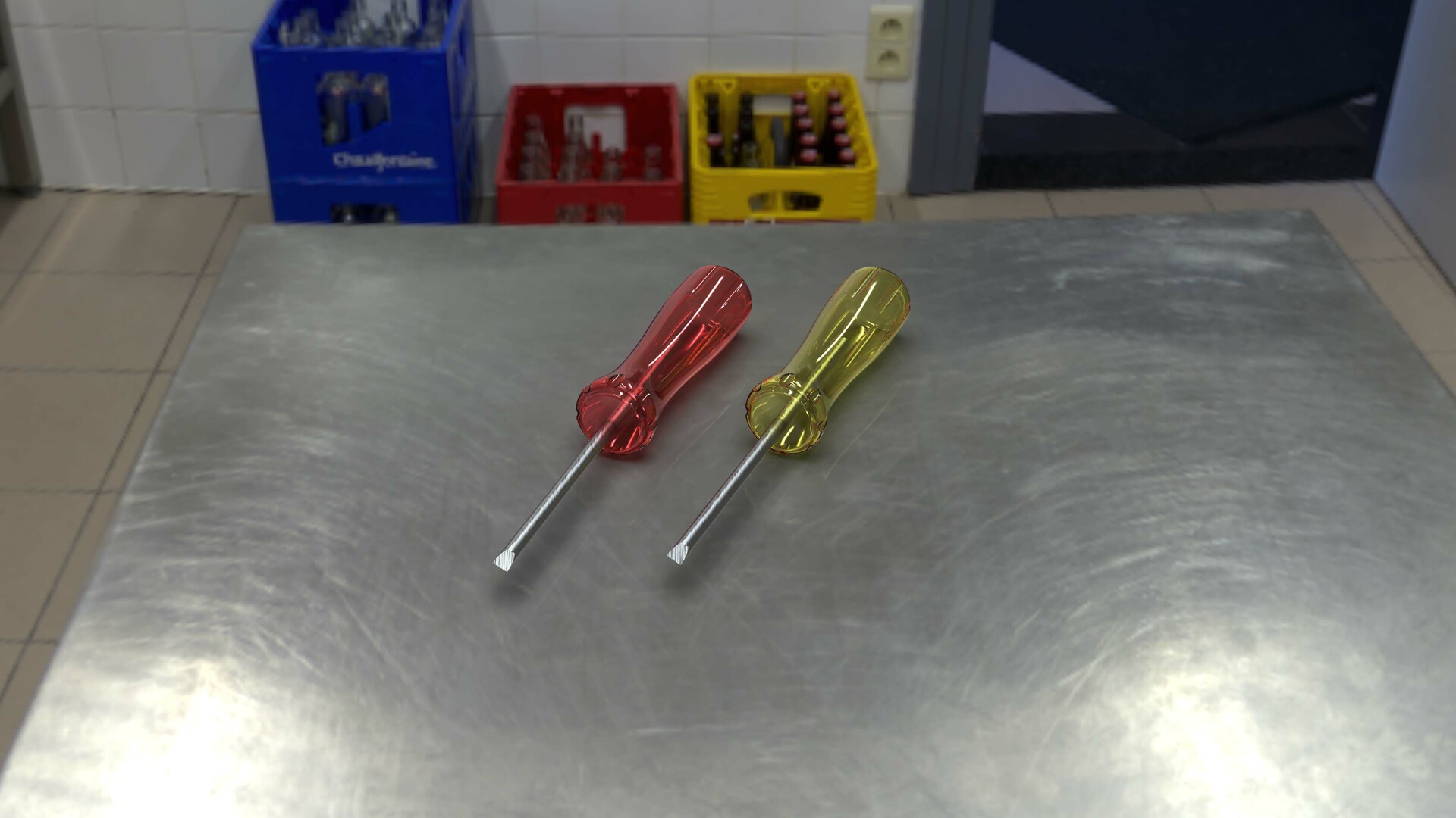 Artstation Screw Driver Set Product Render Kane Sk