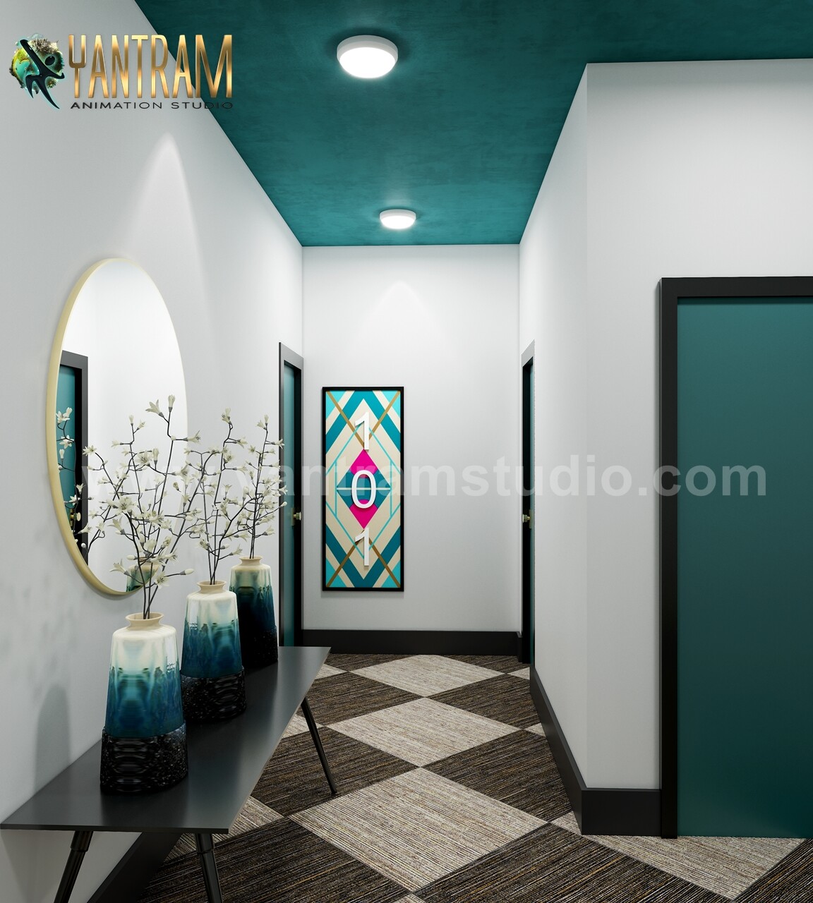 Artstation Modern Exterior Interior Apartment Design Ideas By
