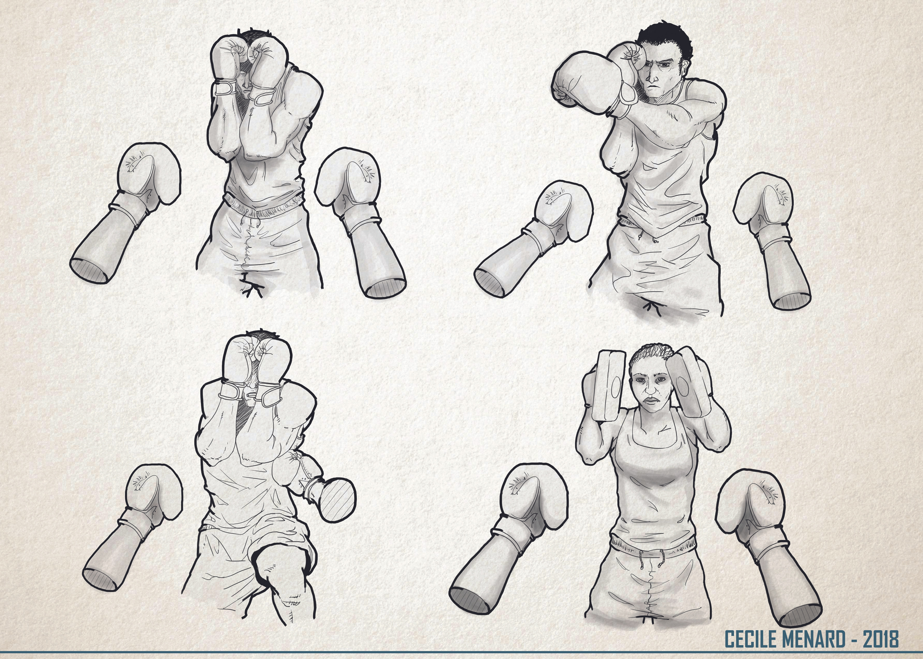 Boxing simulation (canceled project)