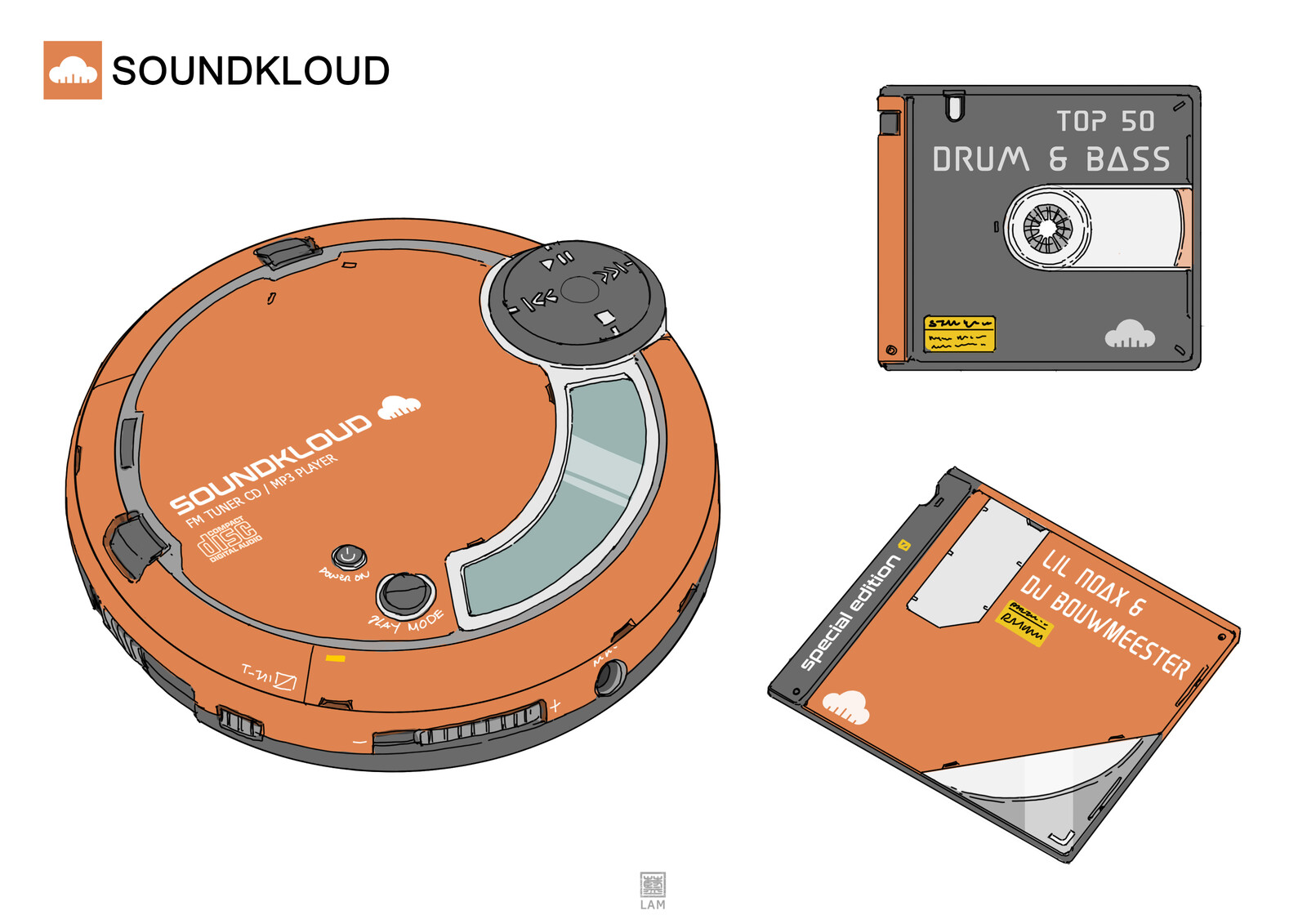soundcloud / cd player