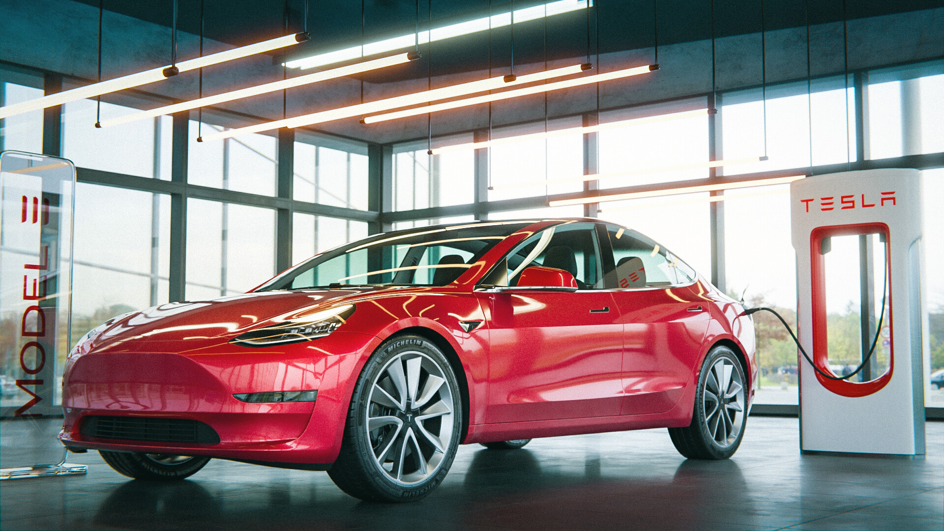 Tesla model 3 Concept