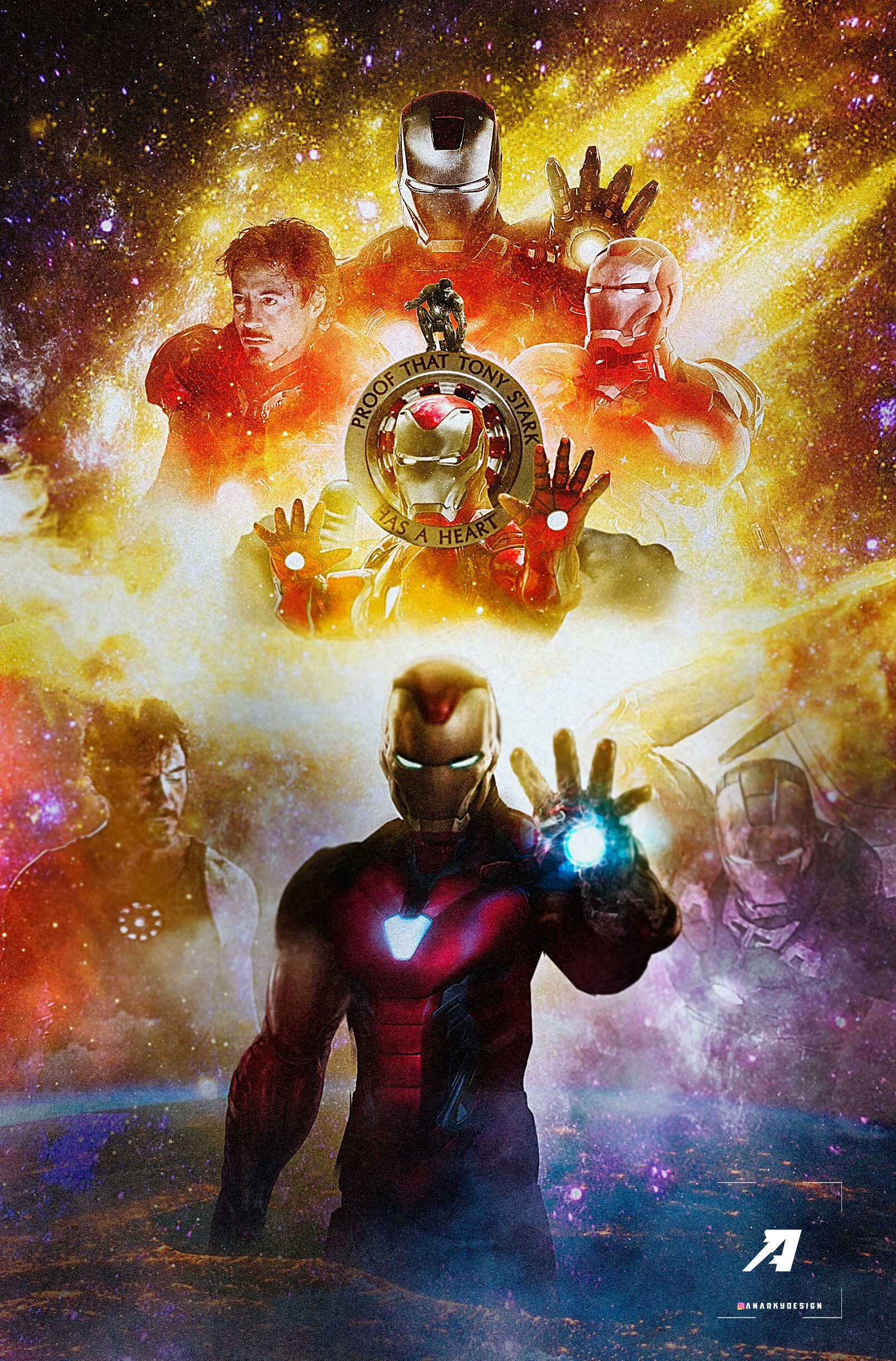 Artstation Iron Man 11 Years Anarky Design