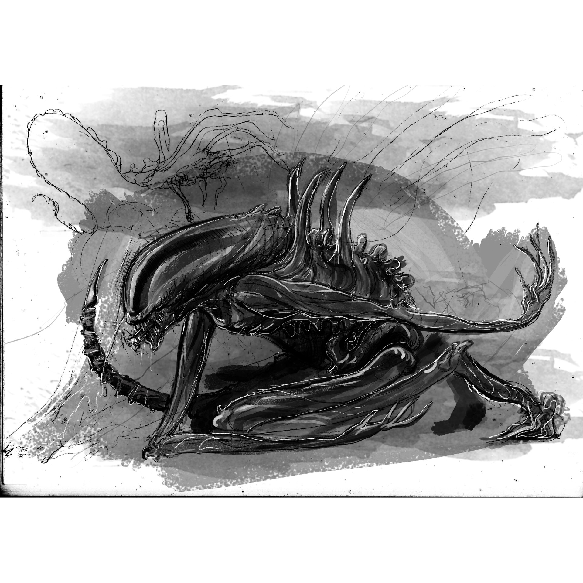 Artstation Alien Xenomorph James Christie