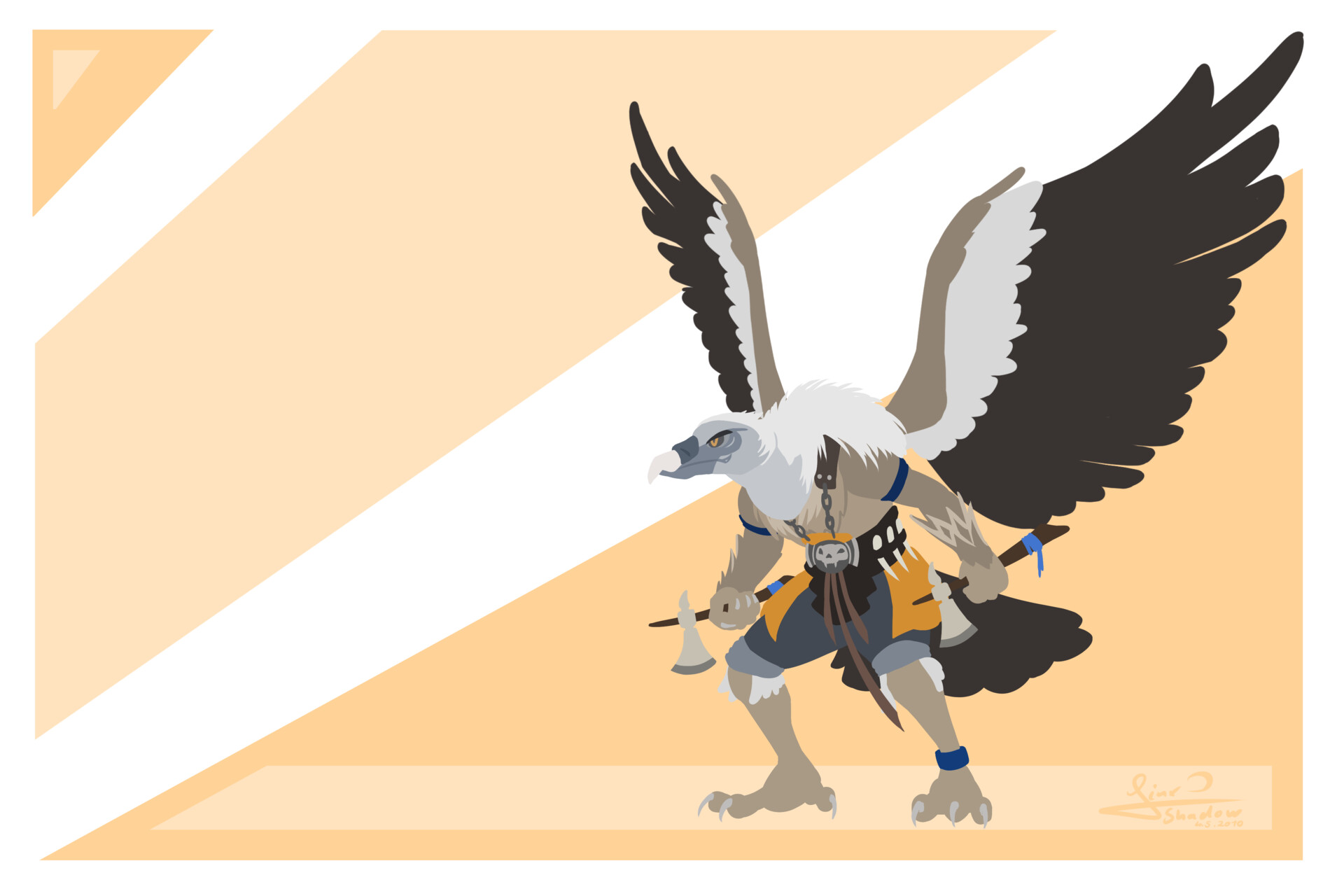 Artstation The Mascot Aarakocra Barbarian Original Character Johanna Remus Their wingspan is at least as wide as they are tall. aarakocra barbarian