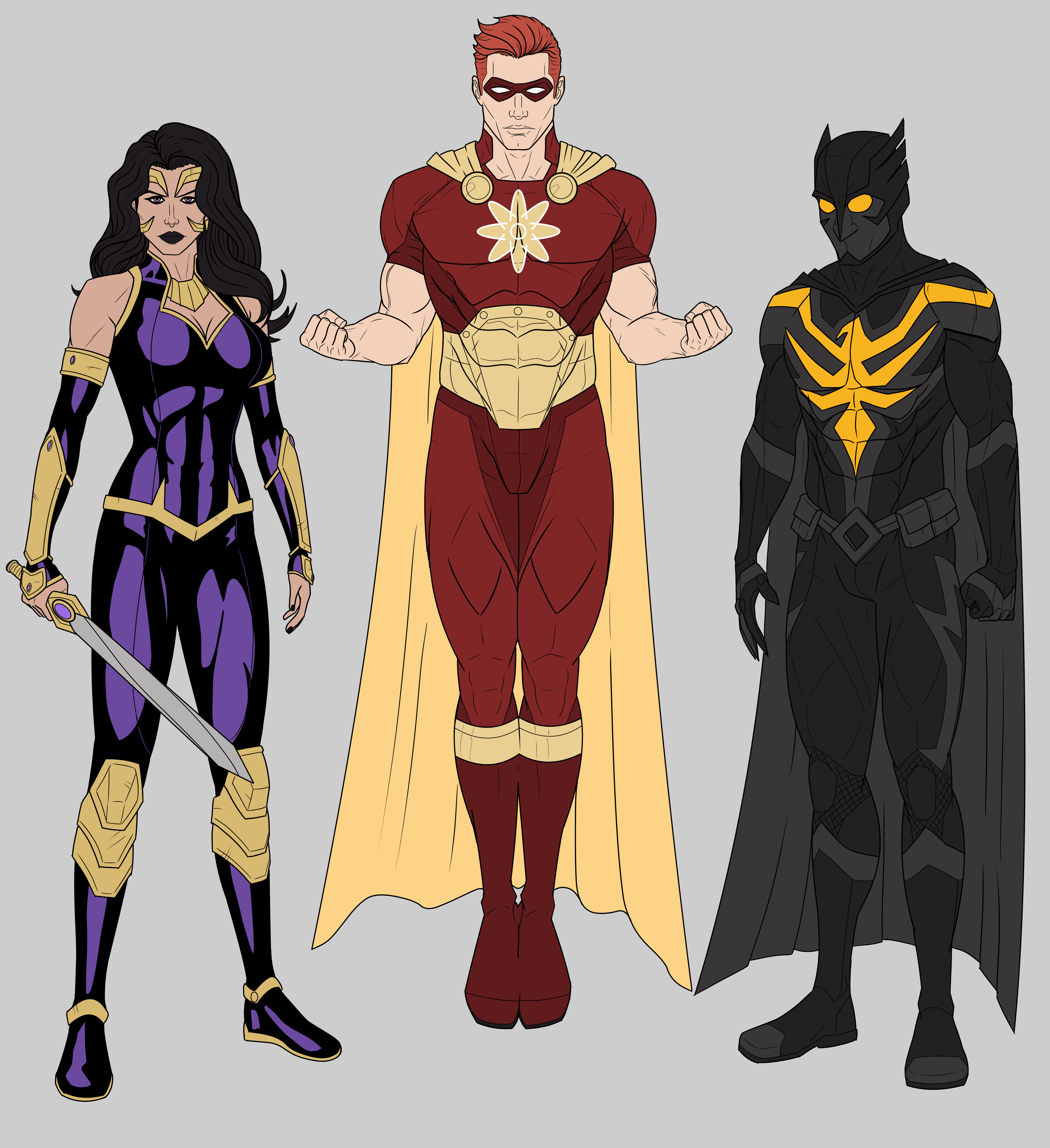 Artstation Squadron Supreme Redesigns May 2019 Lucas Remoussin
