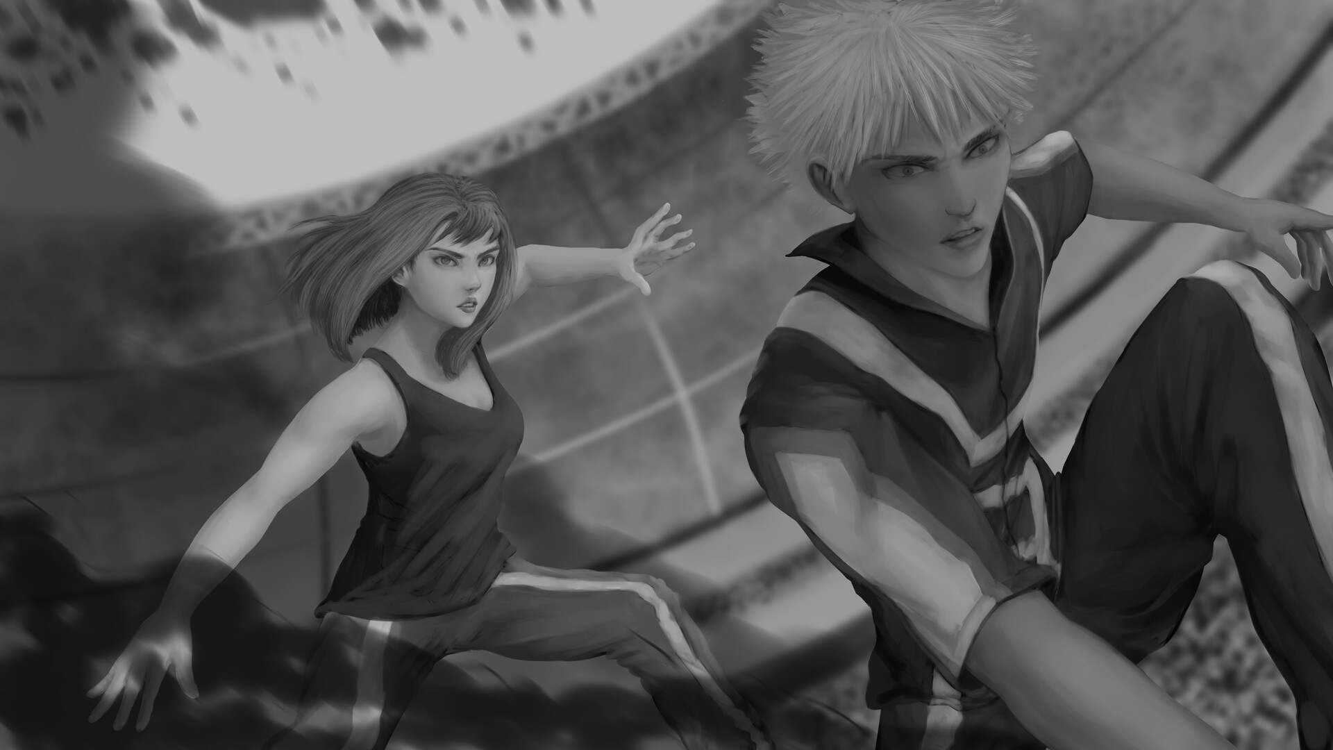 Artstation Bakugou Vs Uraraka Alartriss