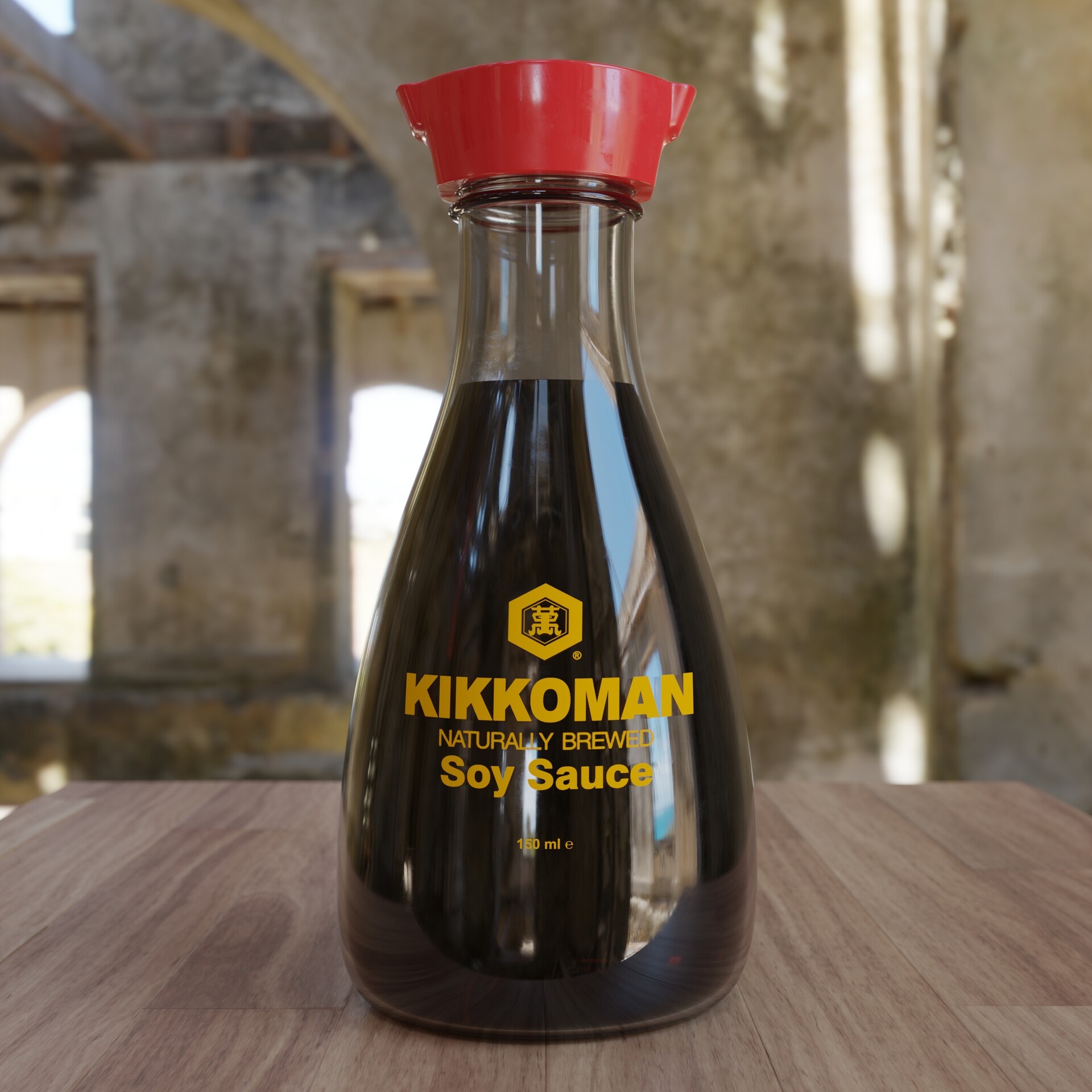 Nathanael Townsend Kikkoman Soy Sauce Bottle Modelling Materials Study