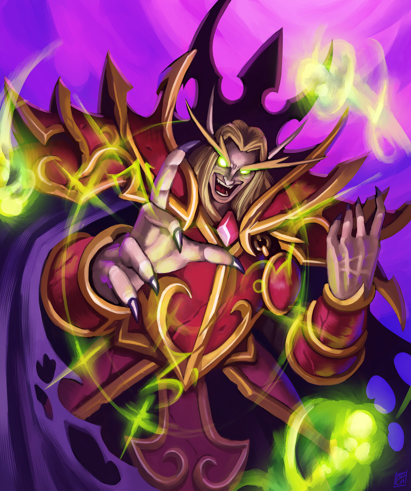 Kael'Thas Sunstrider - Hearthstone Latin Fanart Challenge