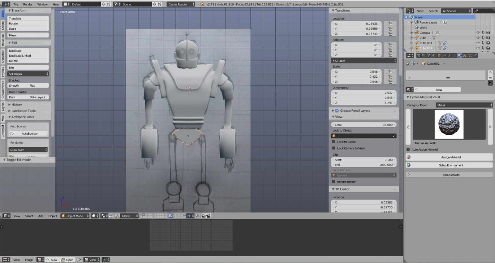 Finishing robot