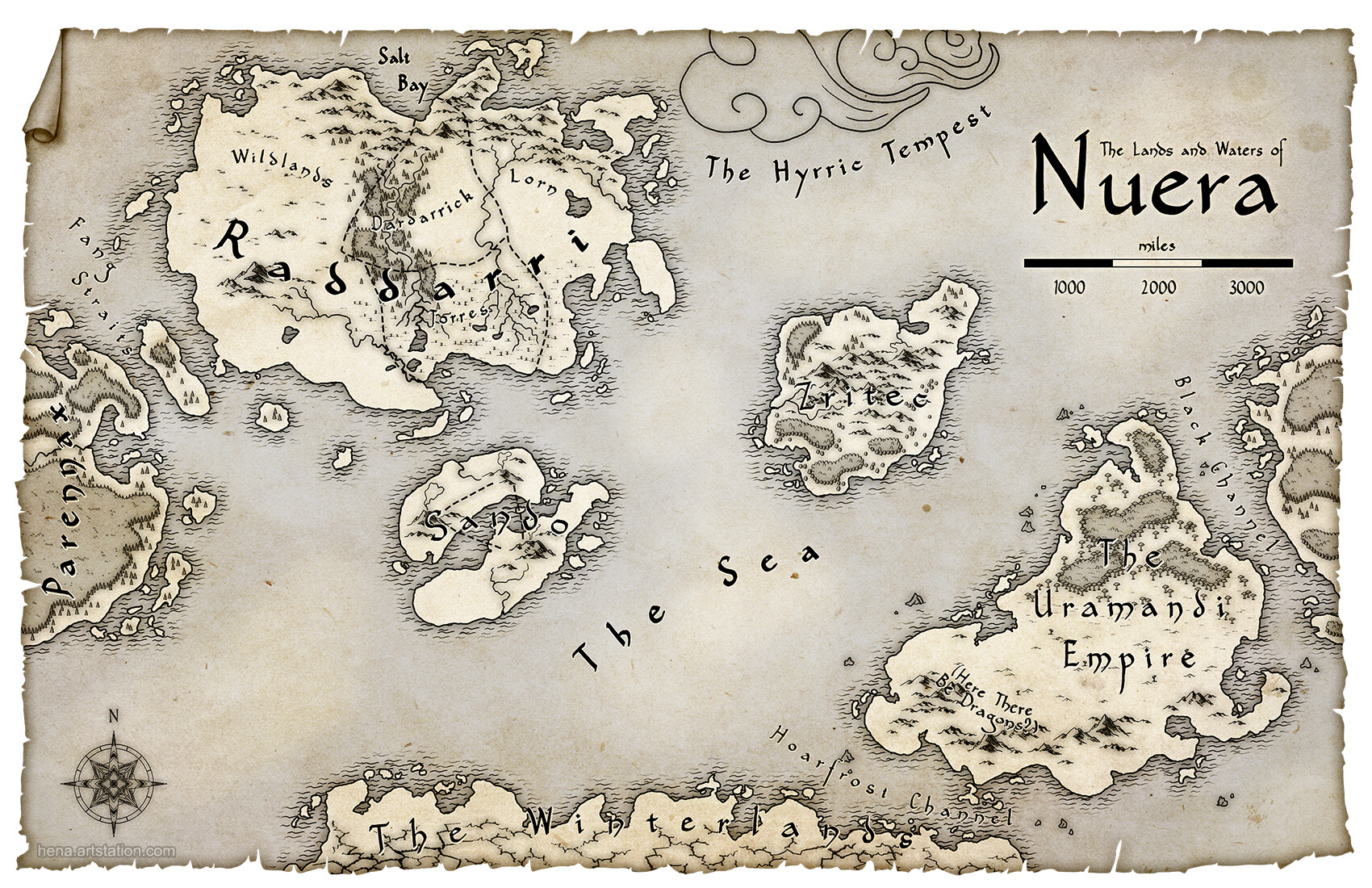 Map of Nuera
