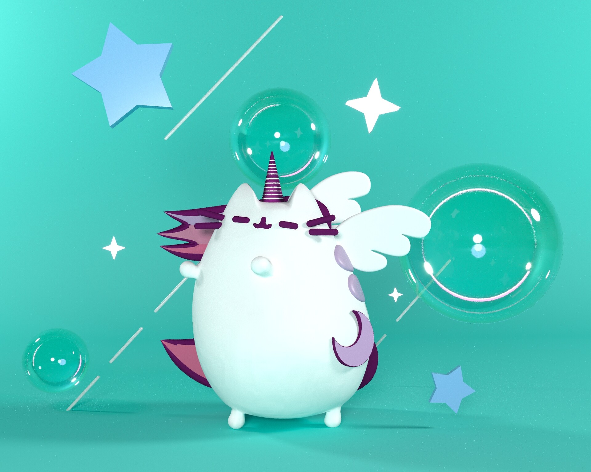Artstation Unicorn Pusheen Kori Ragnos