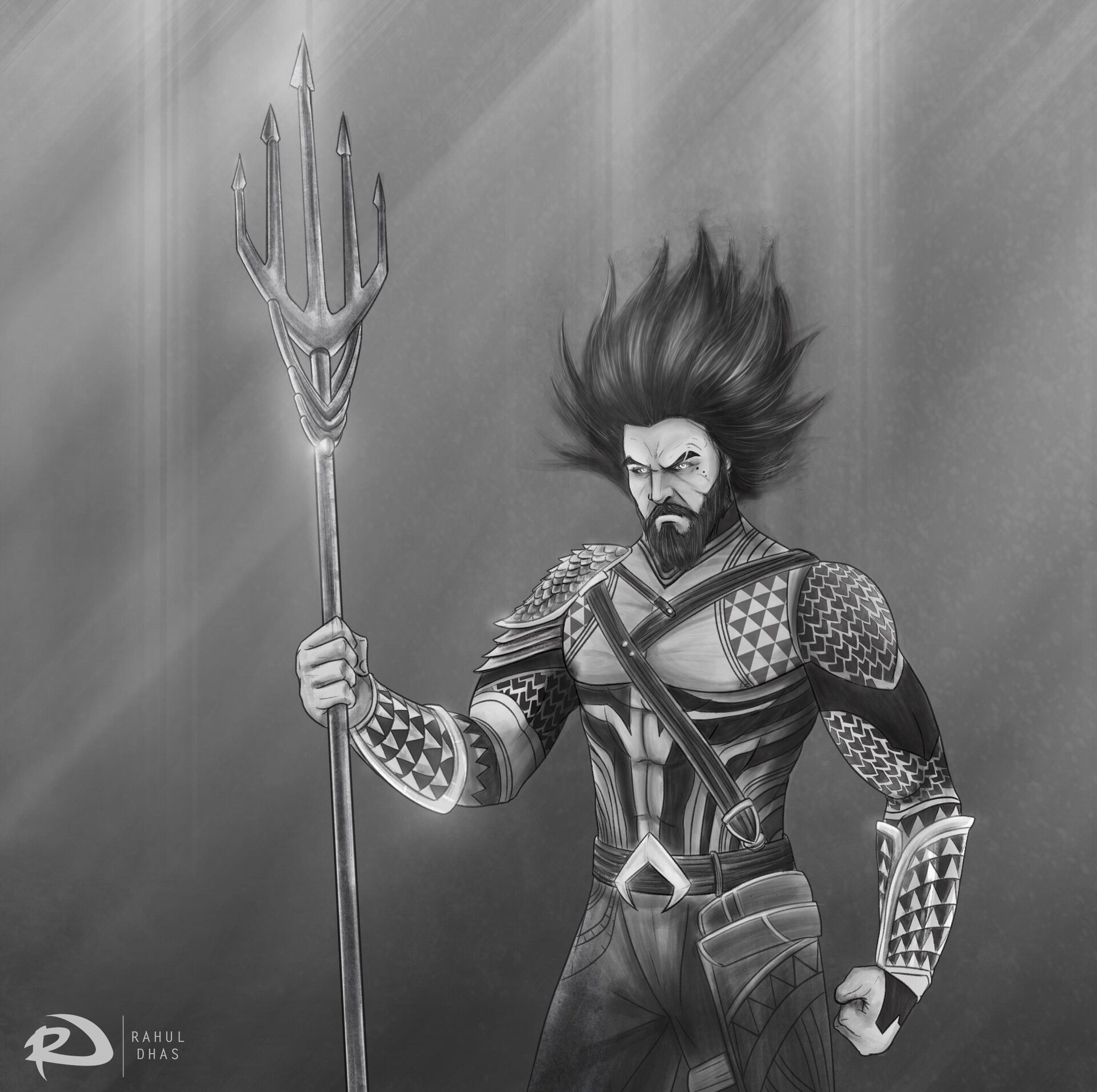 Rahul Dhas - Aquaman Fan art