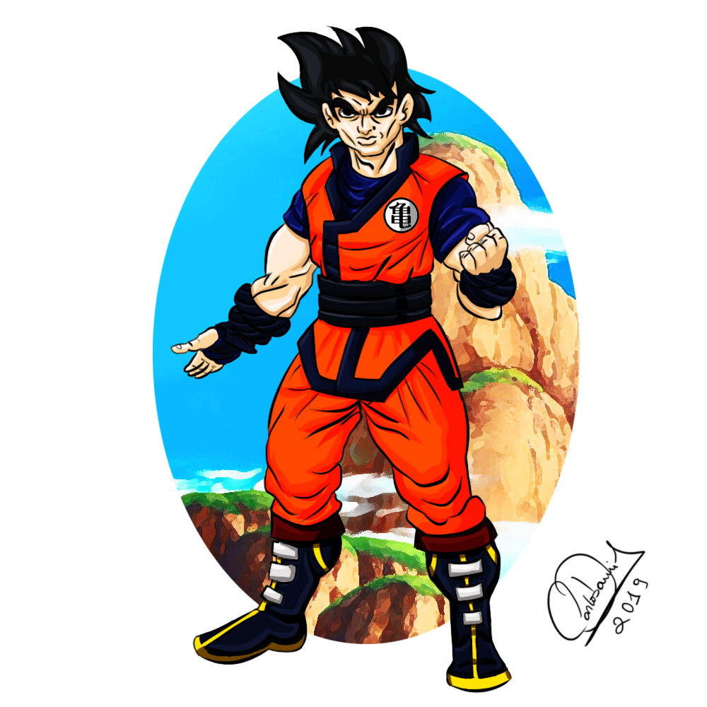 Goku - Desenho de _daniiel17 - Gartic