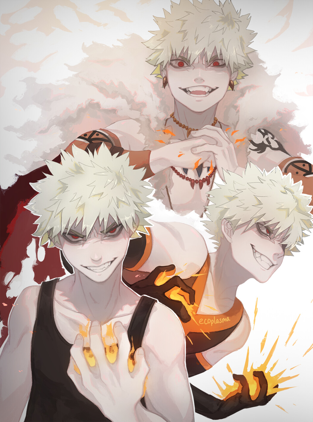Artstation Bakugou Katsuki Eco Plasma