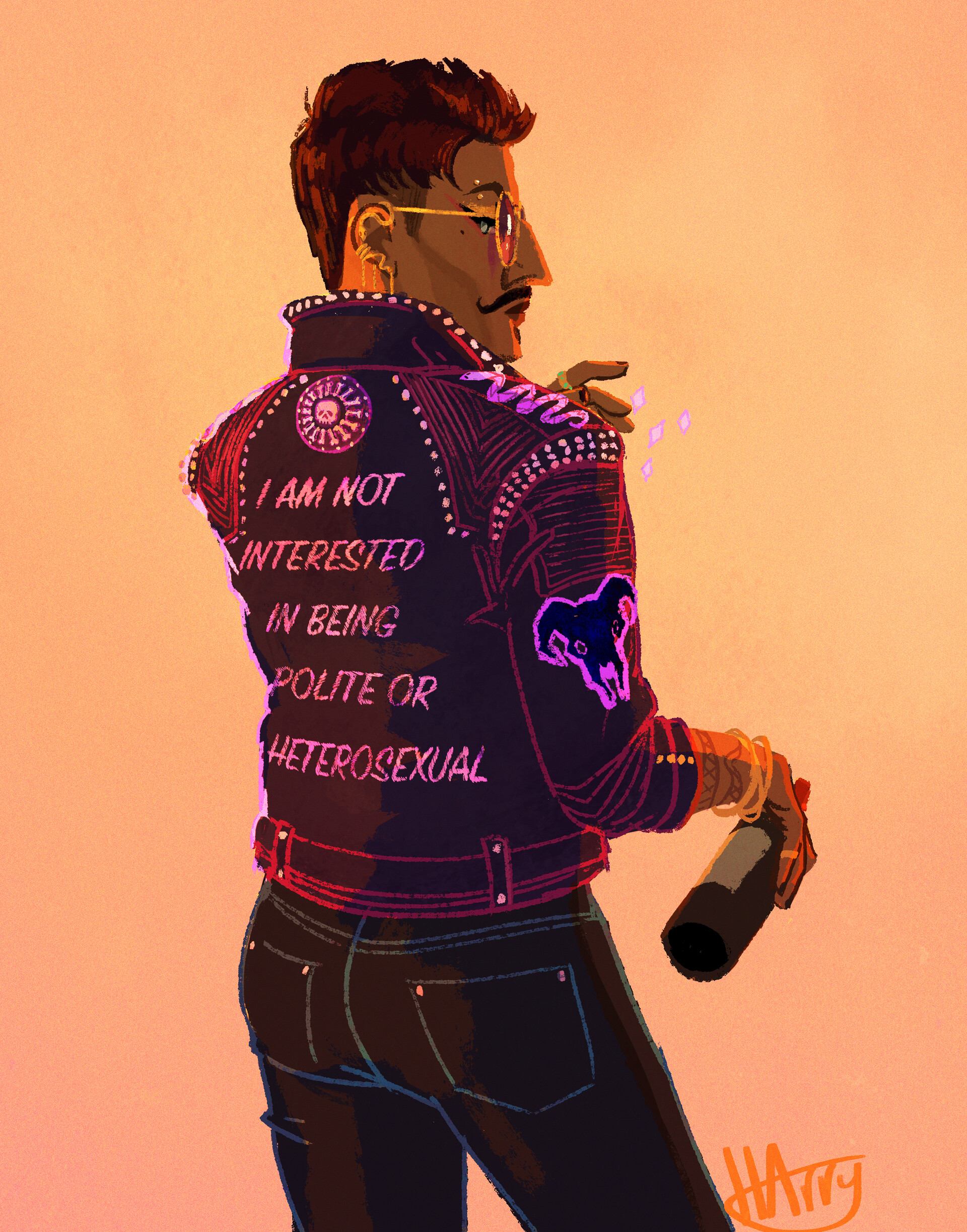 Artstation Fabulous Nerdy Necromancy Harry Grace
