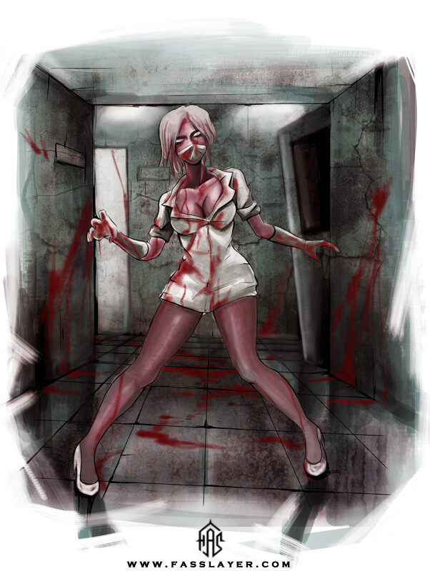 ArtStation Zombie Nurse