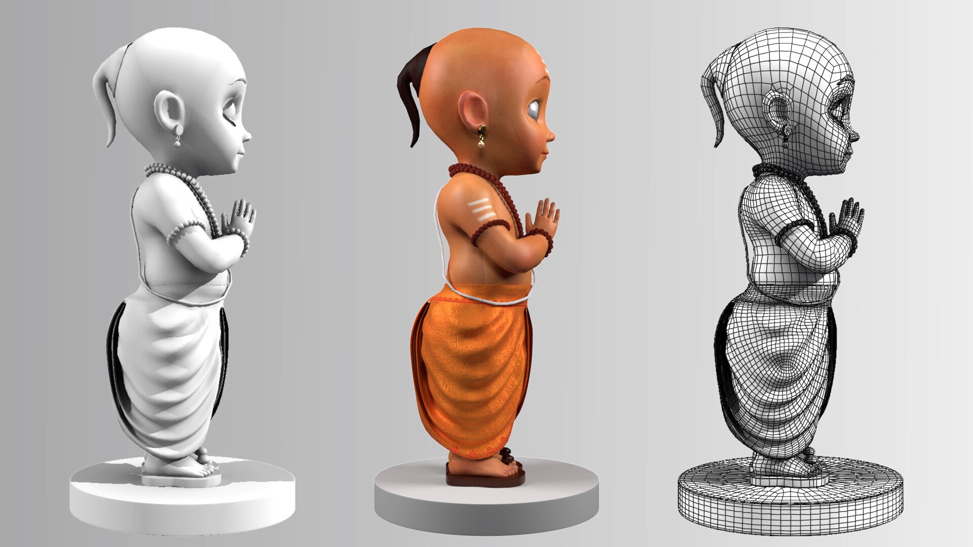 ArtStation - 3D Baby Cartoon Concept Character