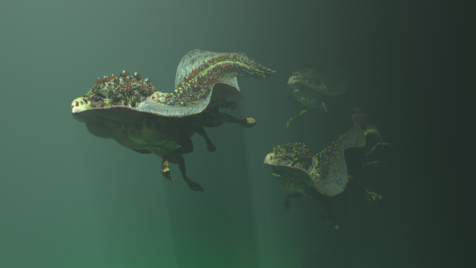 Artstation Giant Gaseous Olm Michael Brissie