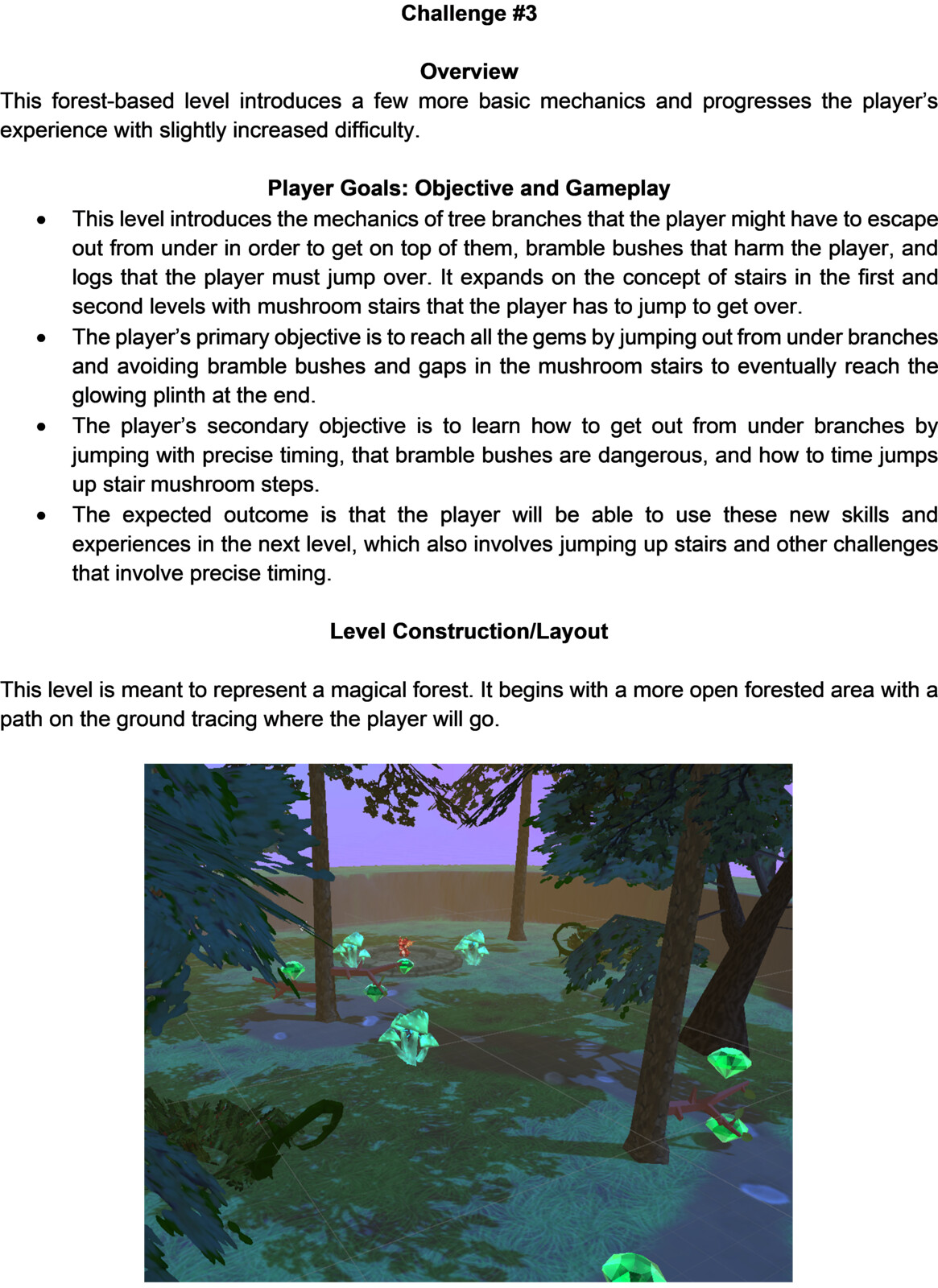 Level 3 Detailed Objective and Construction (page 1 of 4)
