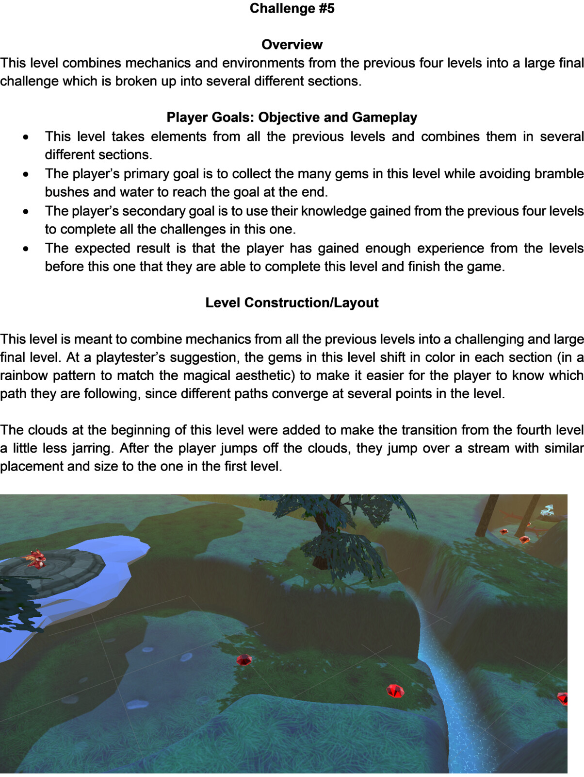 Level 5 Detailed Objective and Construction (page 1 of 4)