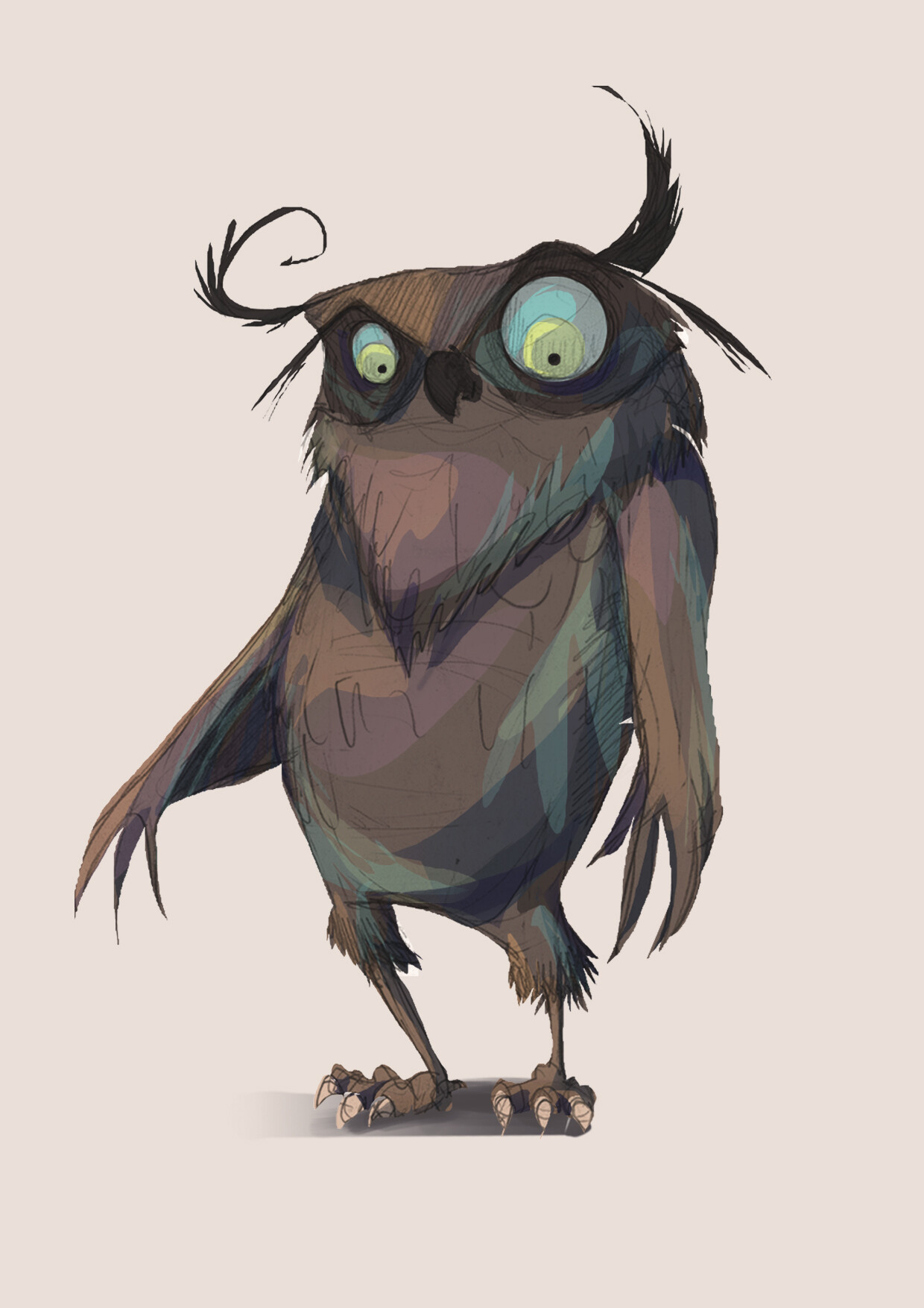 ArtStation - Owl Design // Animation Movie