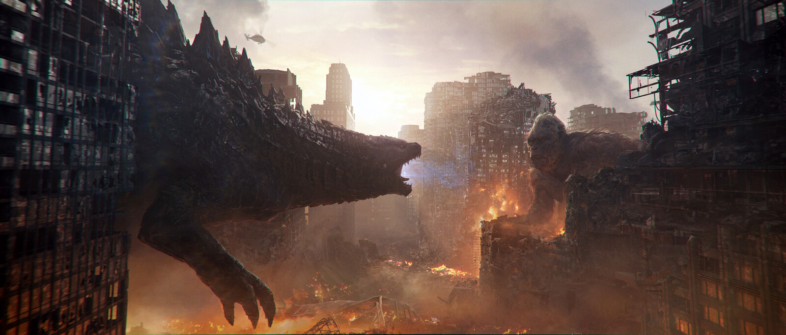 Artstation Godzilla Vs Kong Fan Art Face Off Jonathan Opgenhaffen
